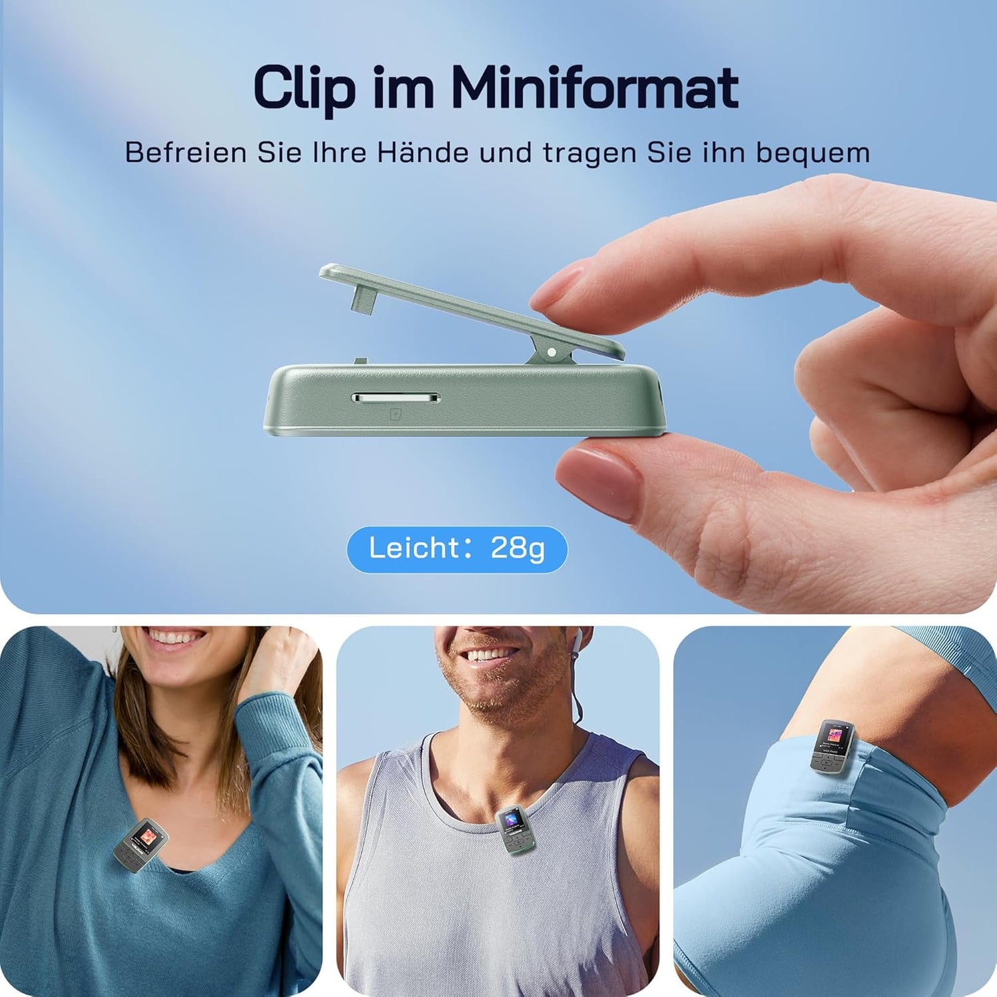 MP3-Player mit Sportclip