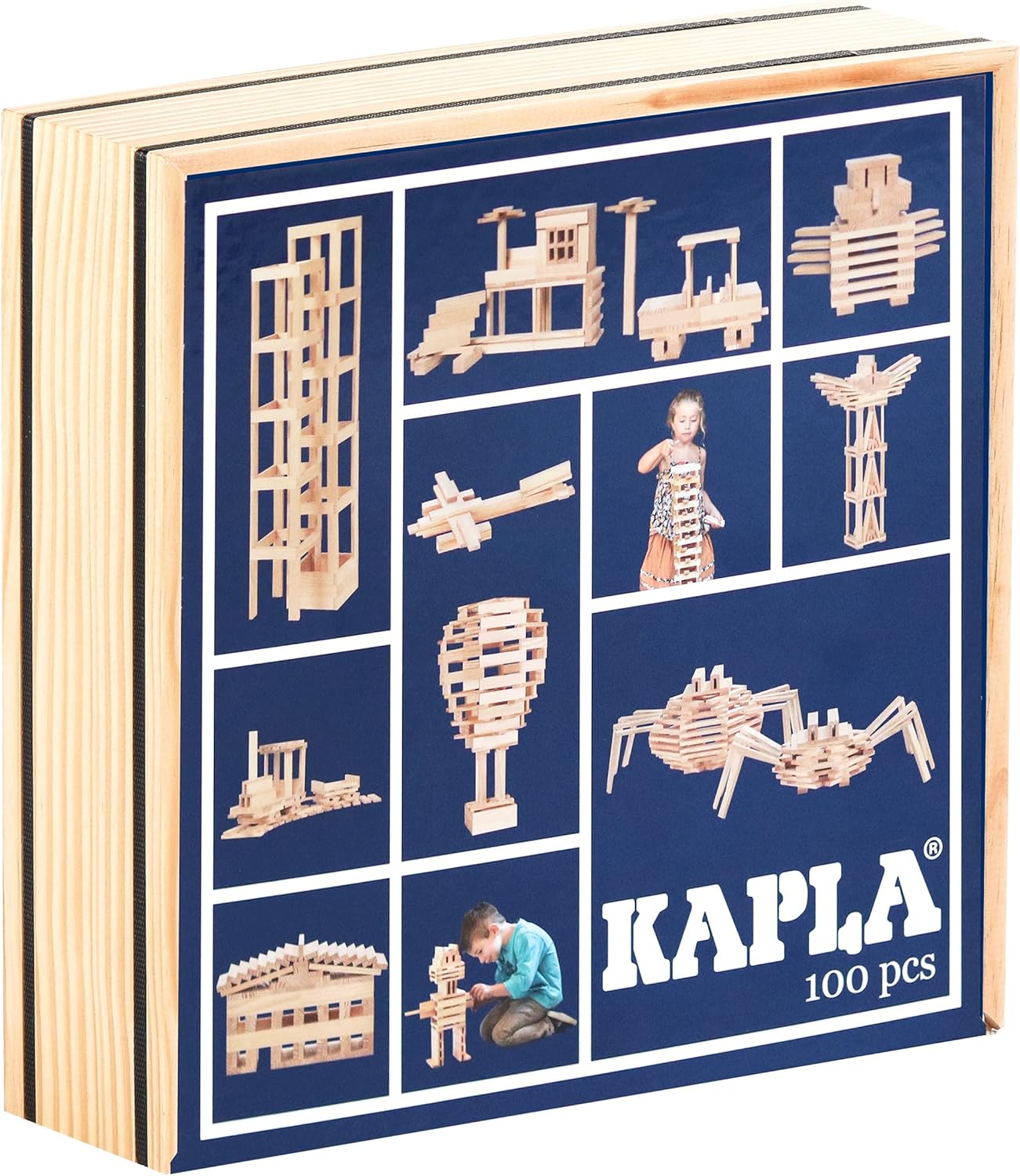 Holzbaukasten Konstruktionsspielzeug