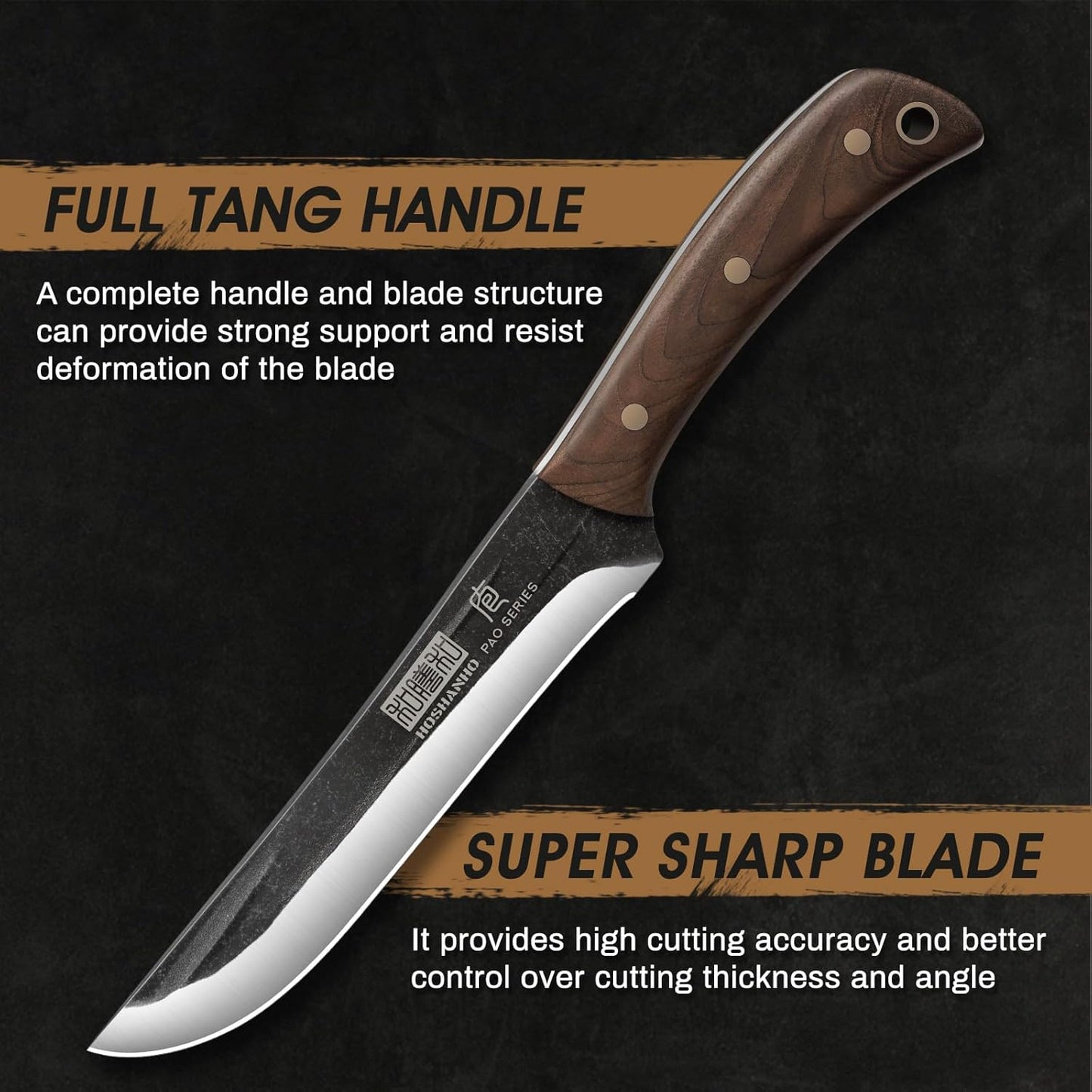 Ausbeinmesser aus Kohlenstoffstahl, 6.7 Inch Boning Knife