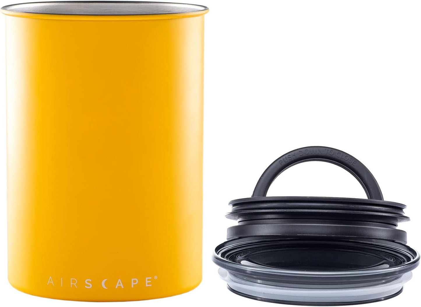 Airscape Kaffeebehälter, M Mattgelb