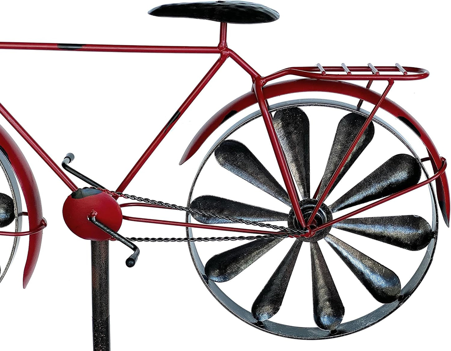 Gartenstecker Fahrrad XL mit Windspiel 96100