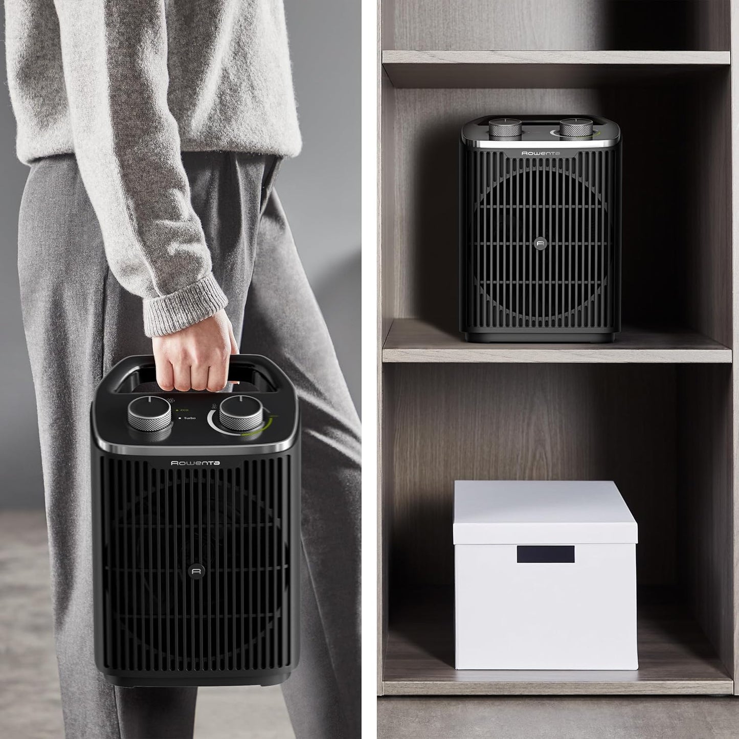 Heizlüfter mit Thermostat & Kühlstufe, 30 qm | Compact