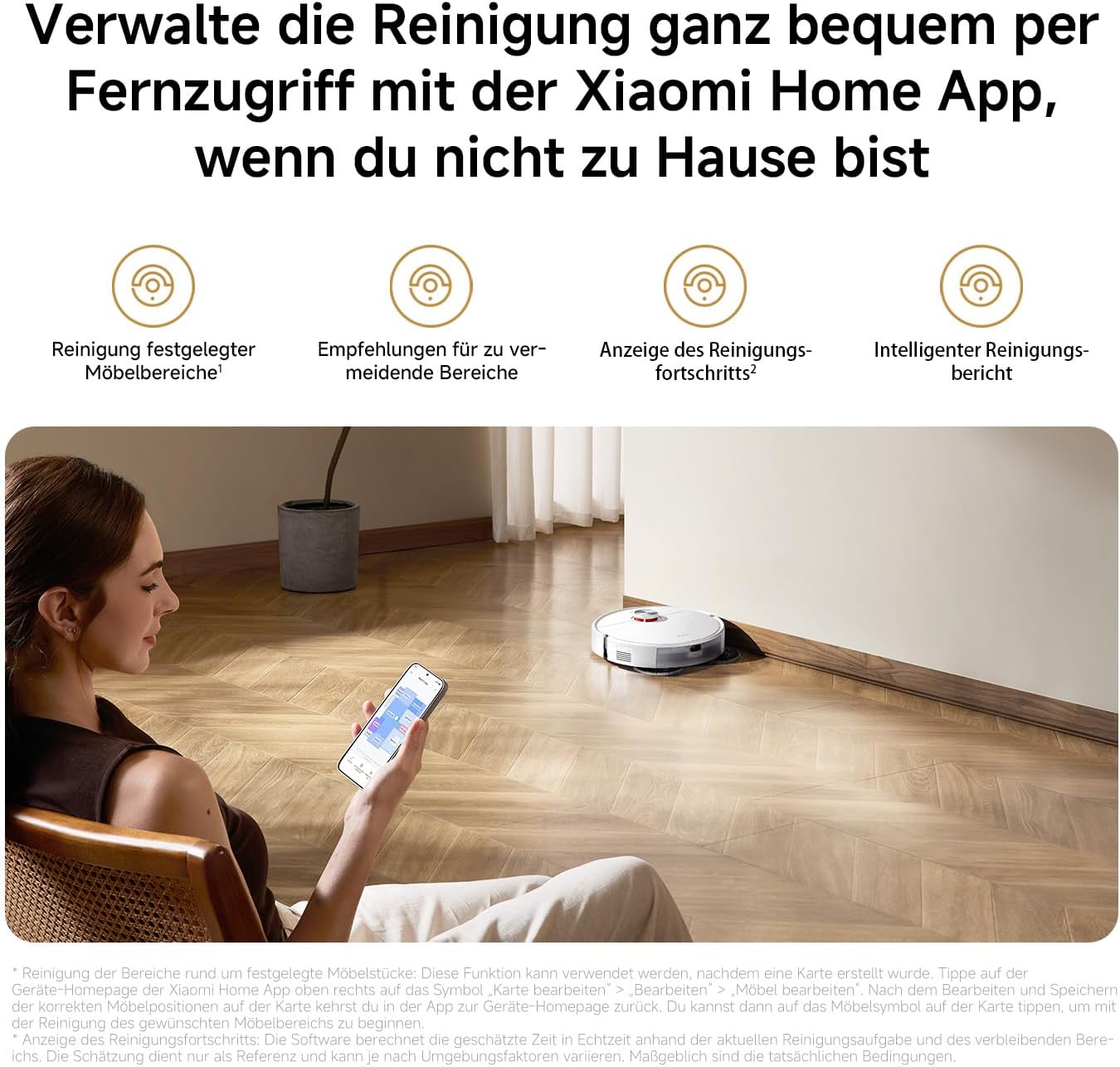 Vacuum S40 Pro Roboterstaubsauger mit Moppfunktion