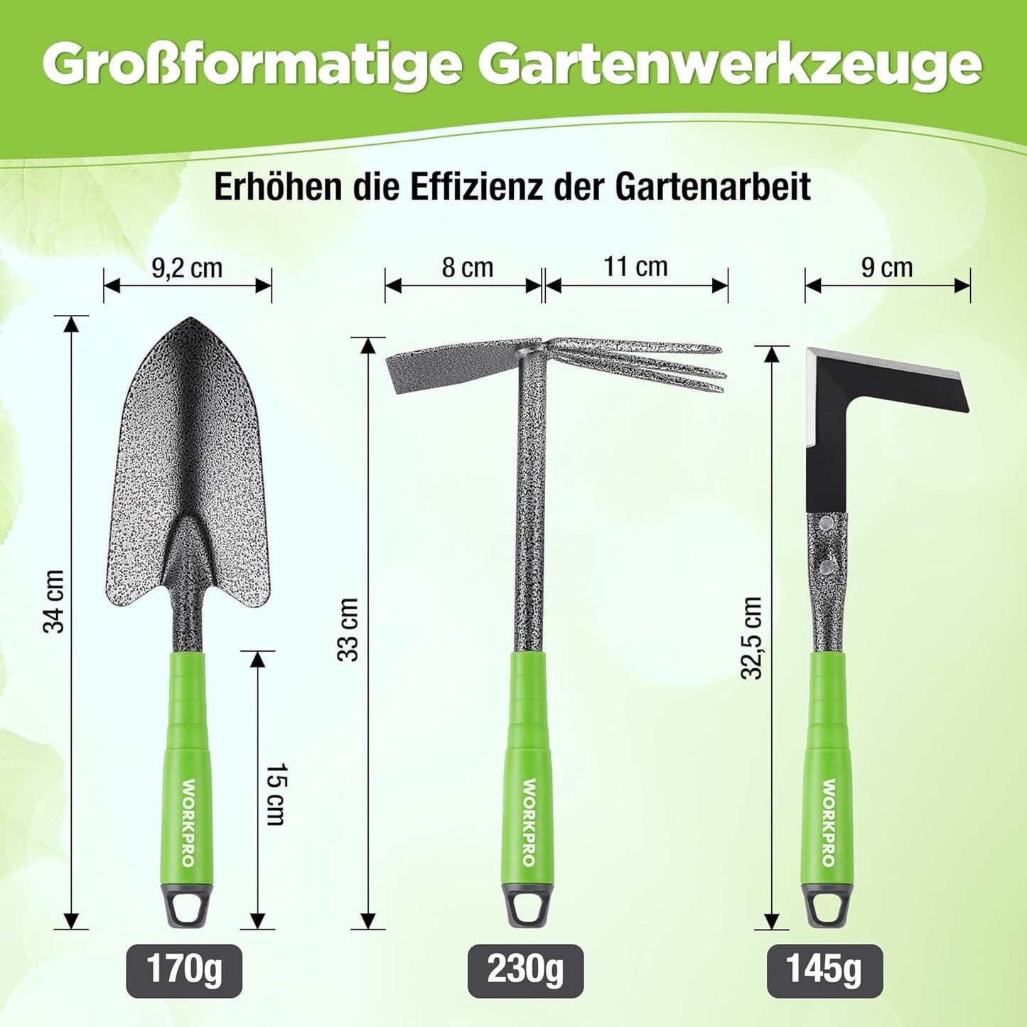 6-teiliges Gartenwerkzeug-Set