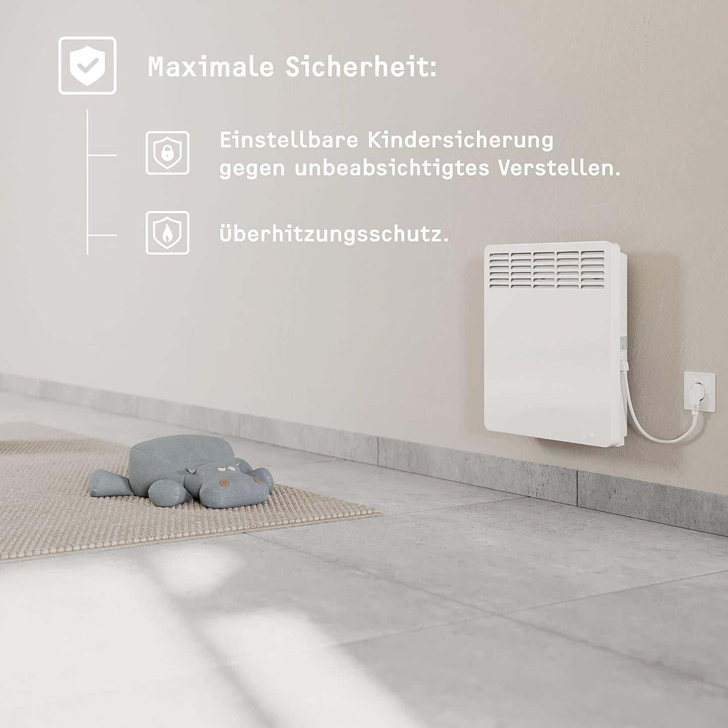 CNS 50 Trend, für ca. 6 m² ; Metallgehäuse ohn 120-Min.-Timer ; 2022