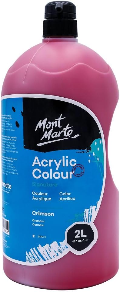 Discovery School Acrylfarbe mit Pumpendeckel, karminrot