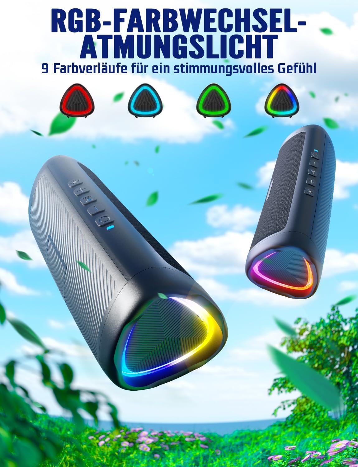 Tragbarer Bluetooth-Lautsprecher