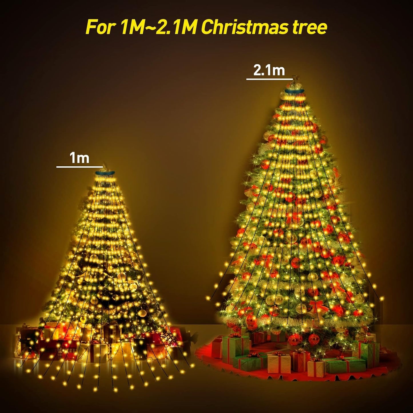 Christbaumbeleuchtung mit 400 LEDs