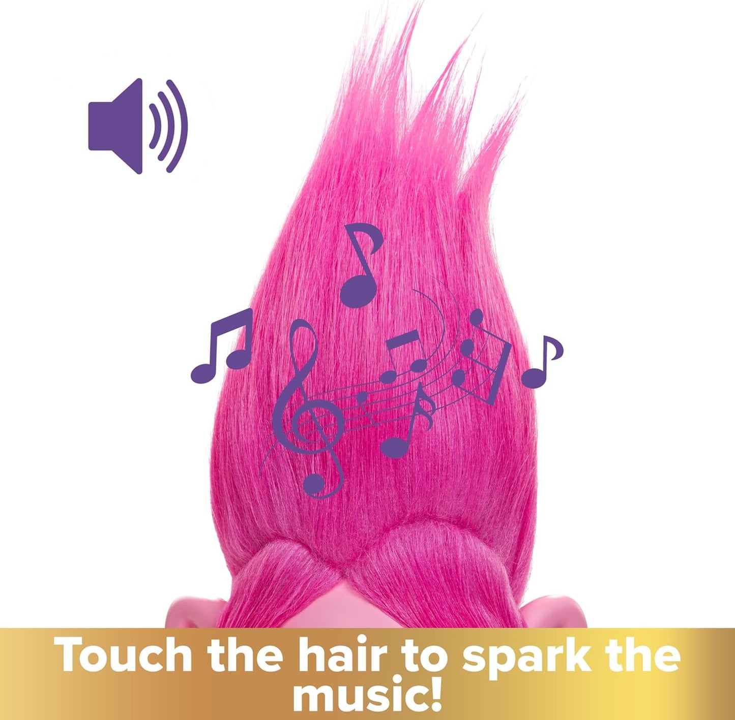 Rainbow HairTunes Poppy-Puppe mit Licht & Sound, Königin Poppy