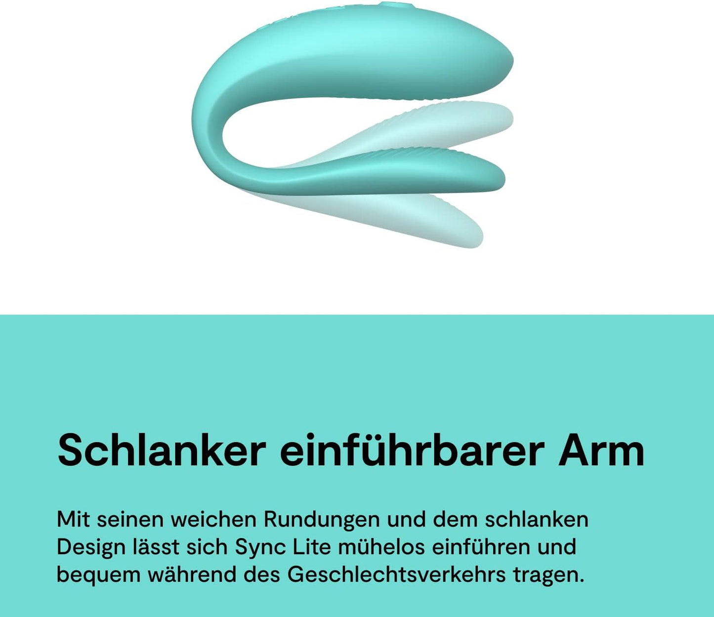 Sync Lite Paarvibrator, wiederaufladbar, Blau