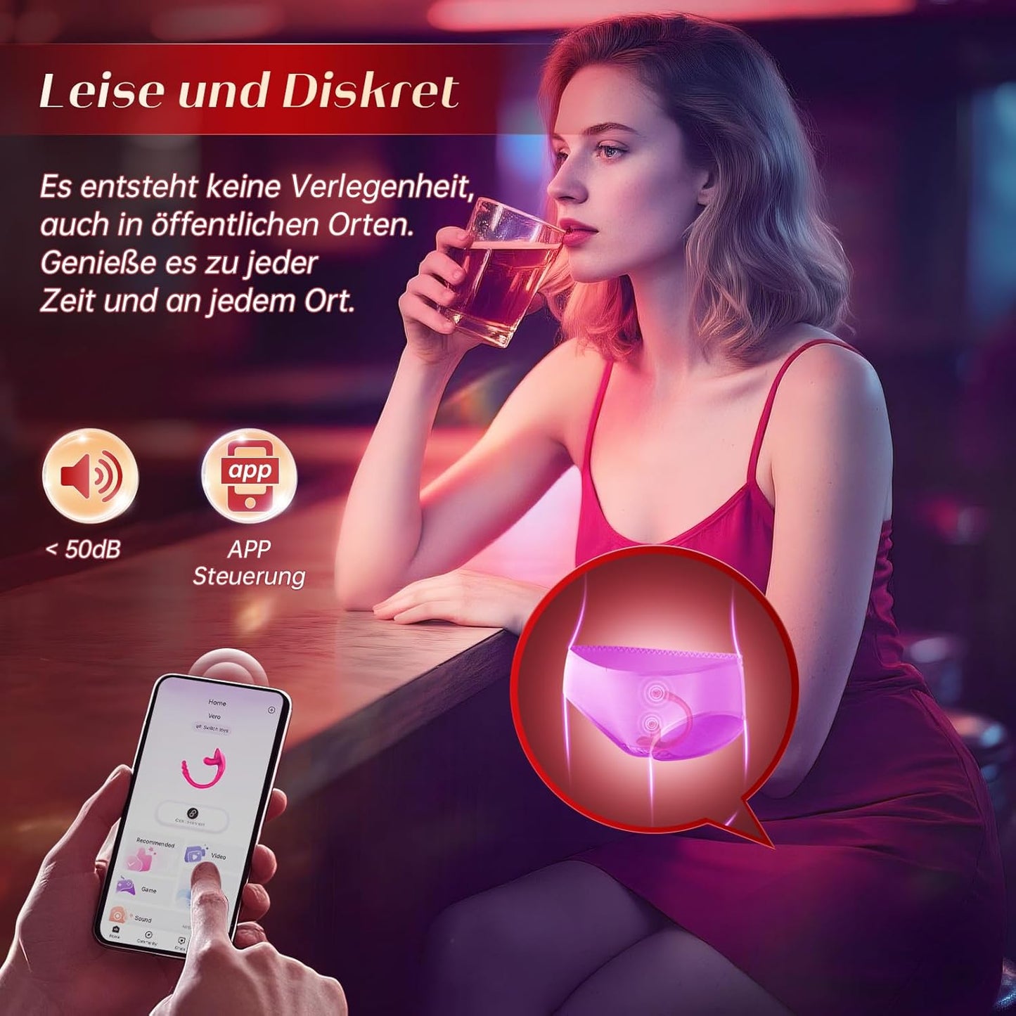 2in1 Vibrator mit App-Steuerung