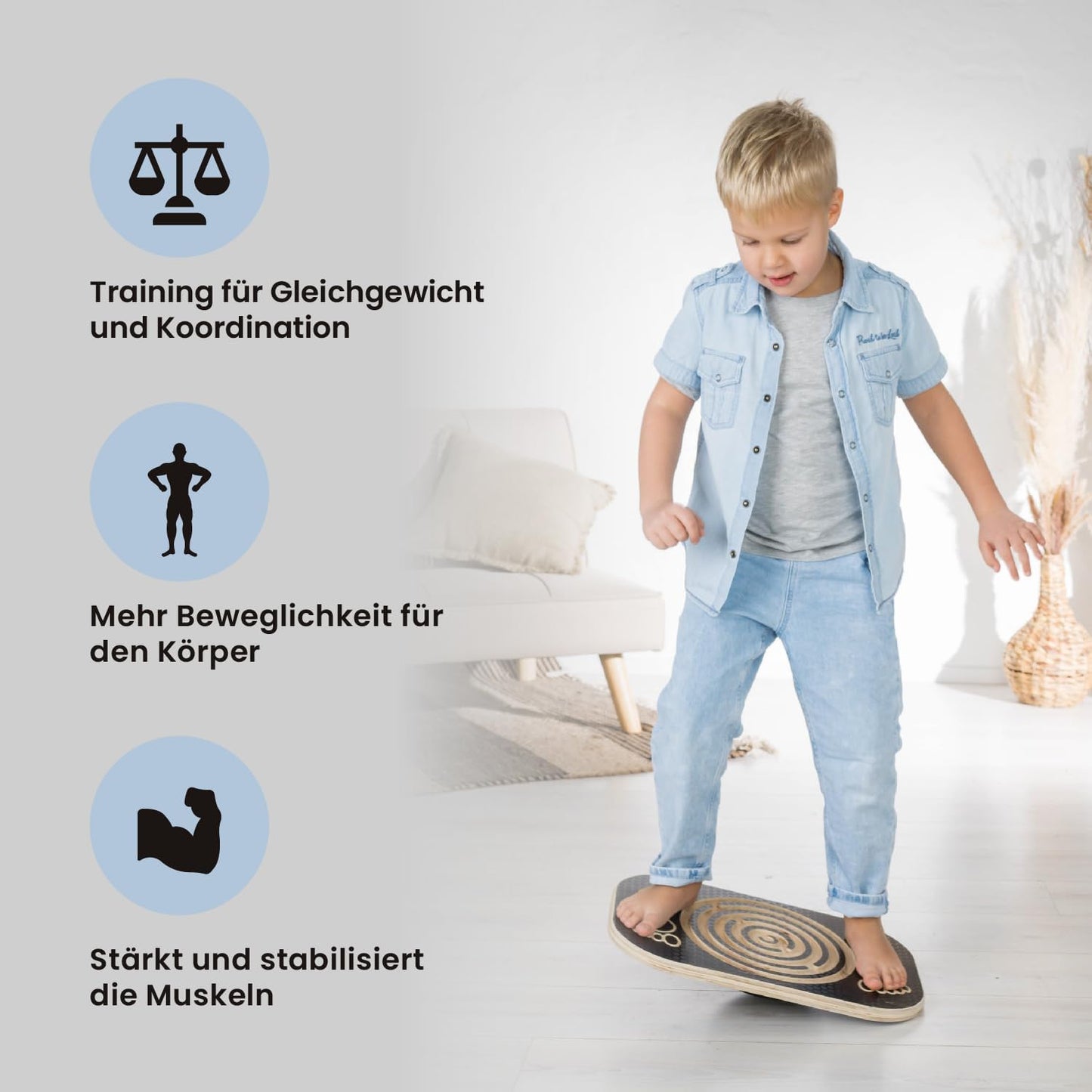 Balanceboard mit Labyrinth