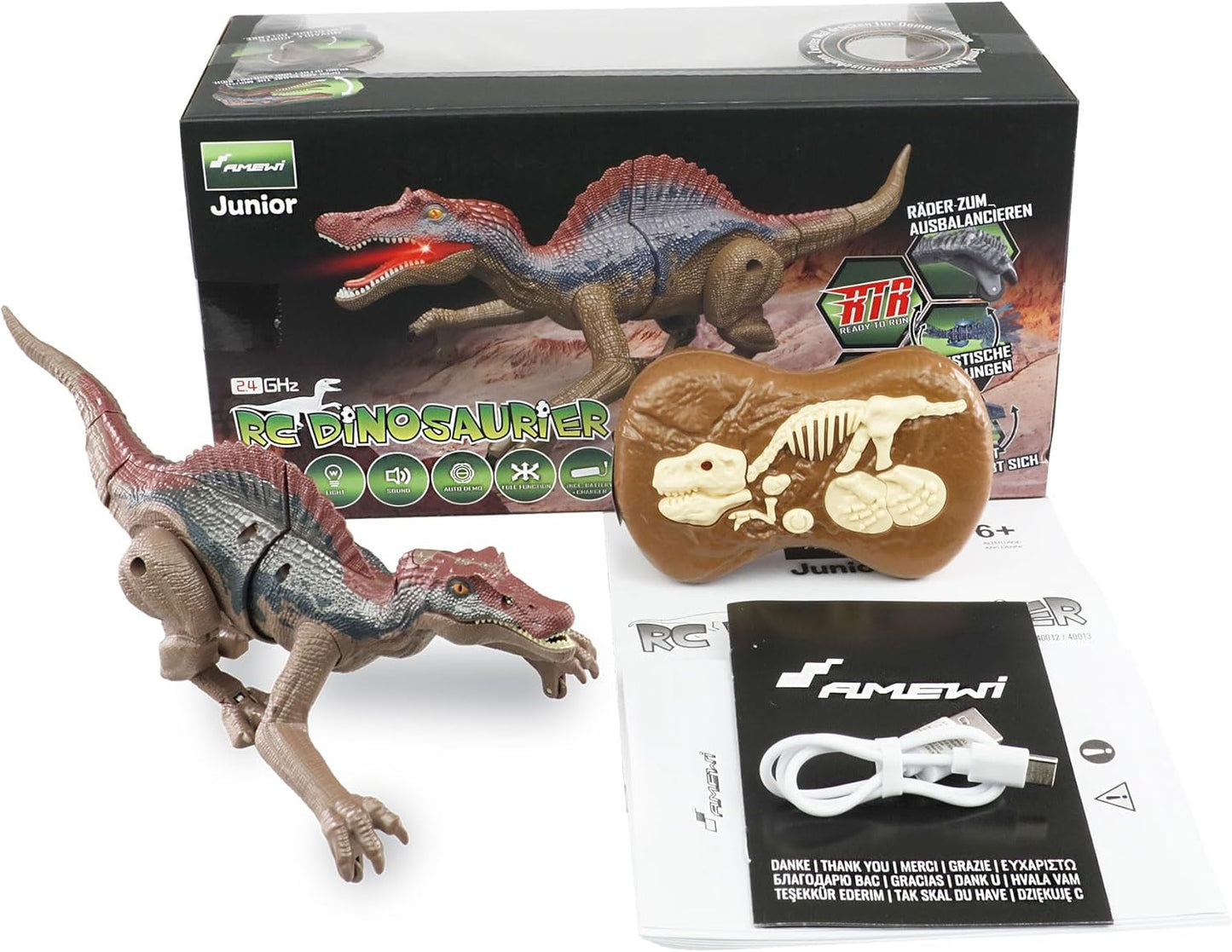 RC Dinosaurier Spinosaurus Spielzeug 21cm RTR