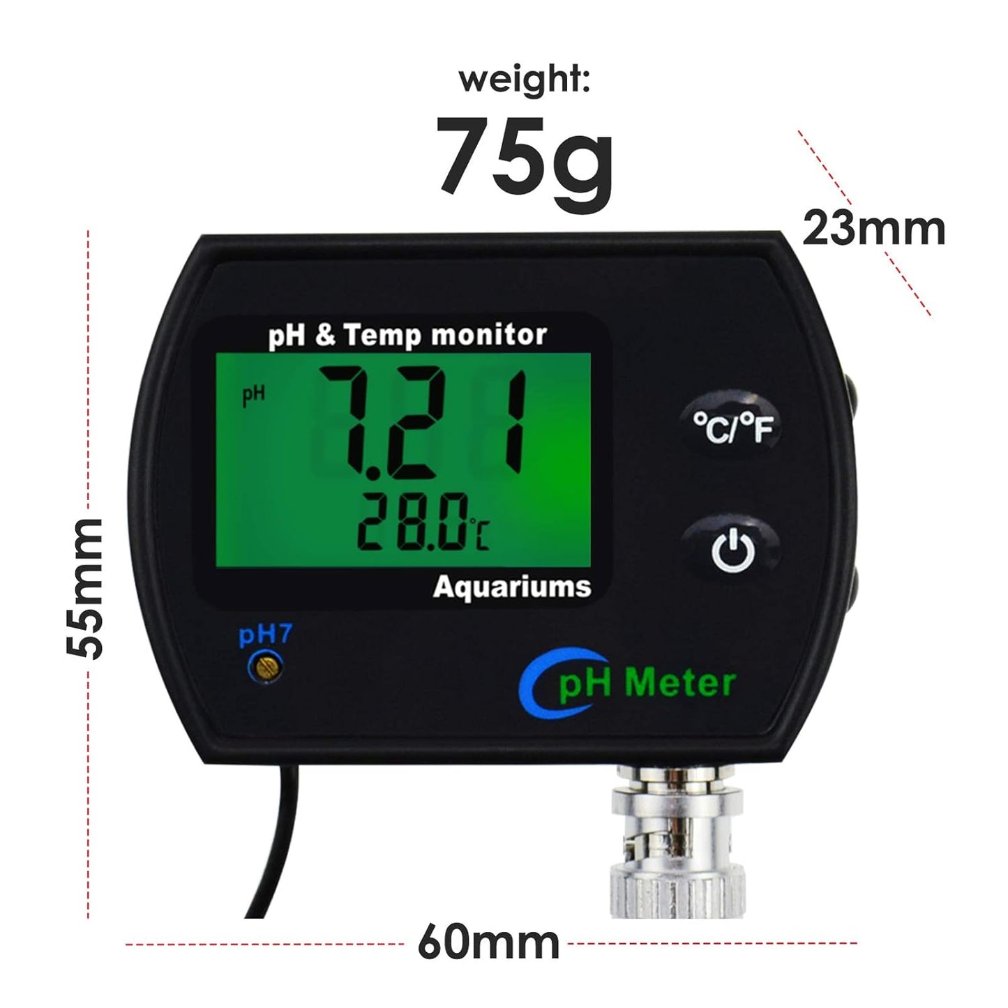 Digitaler pH- und Temperaturtester, pH-meter
