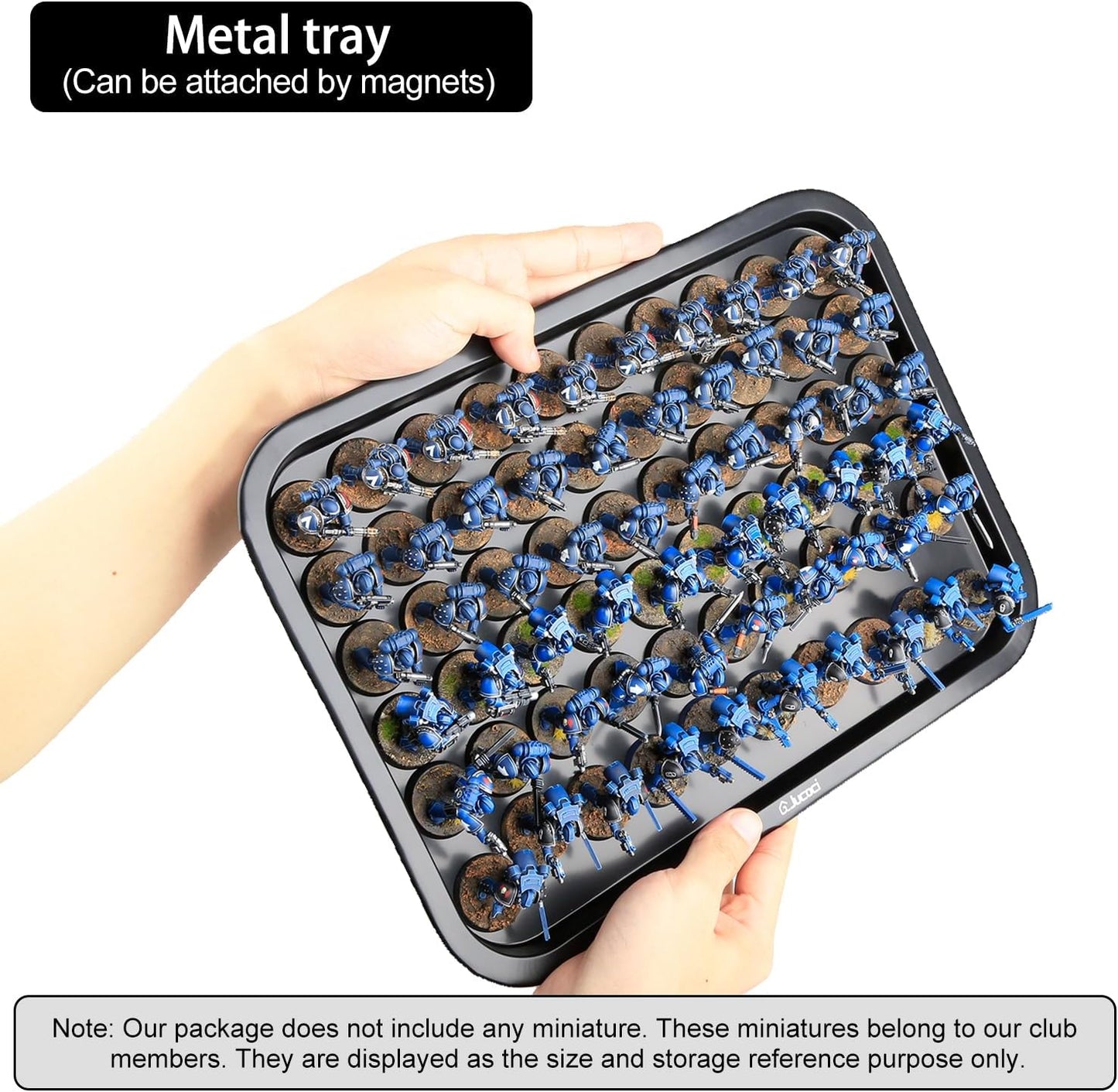 Miniaturen Aufbewahrungskoffer, Grossformat mit Licht