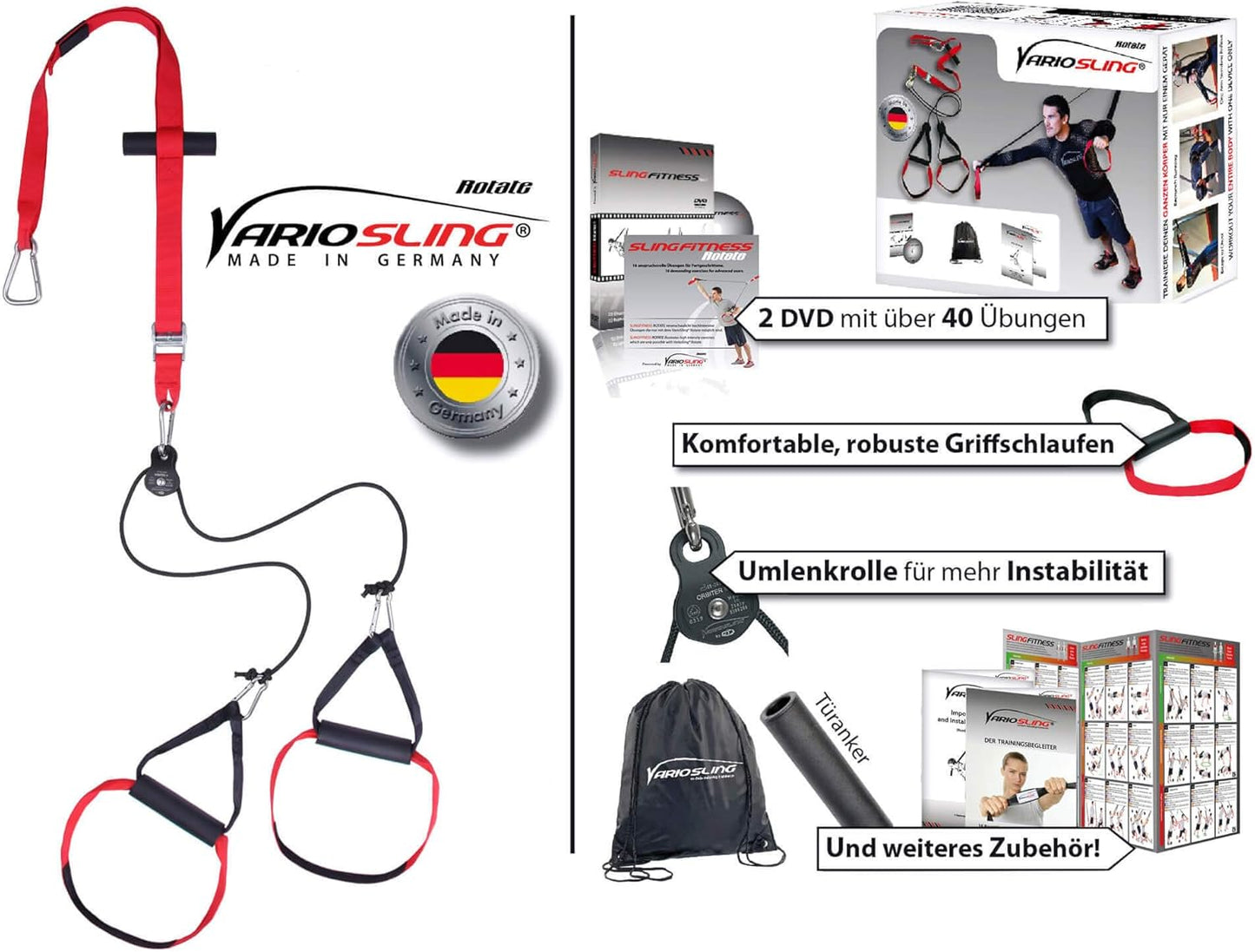 Sling Trainer mit Umlenkrolle