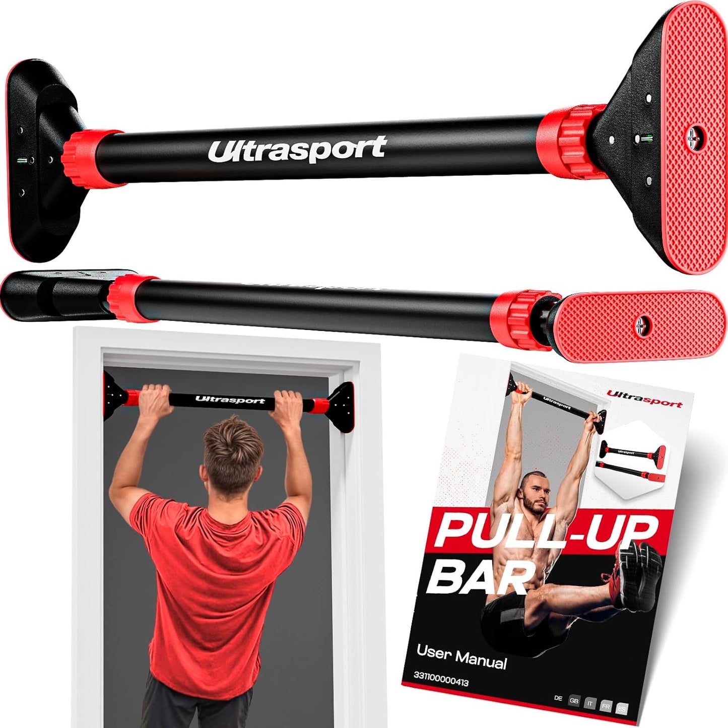 Verstellbare Klimmzugstange Bar Force 300 Pro, Klimmzugstange Bar Force 300 Pro (Schwarz)