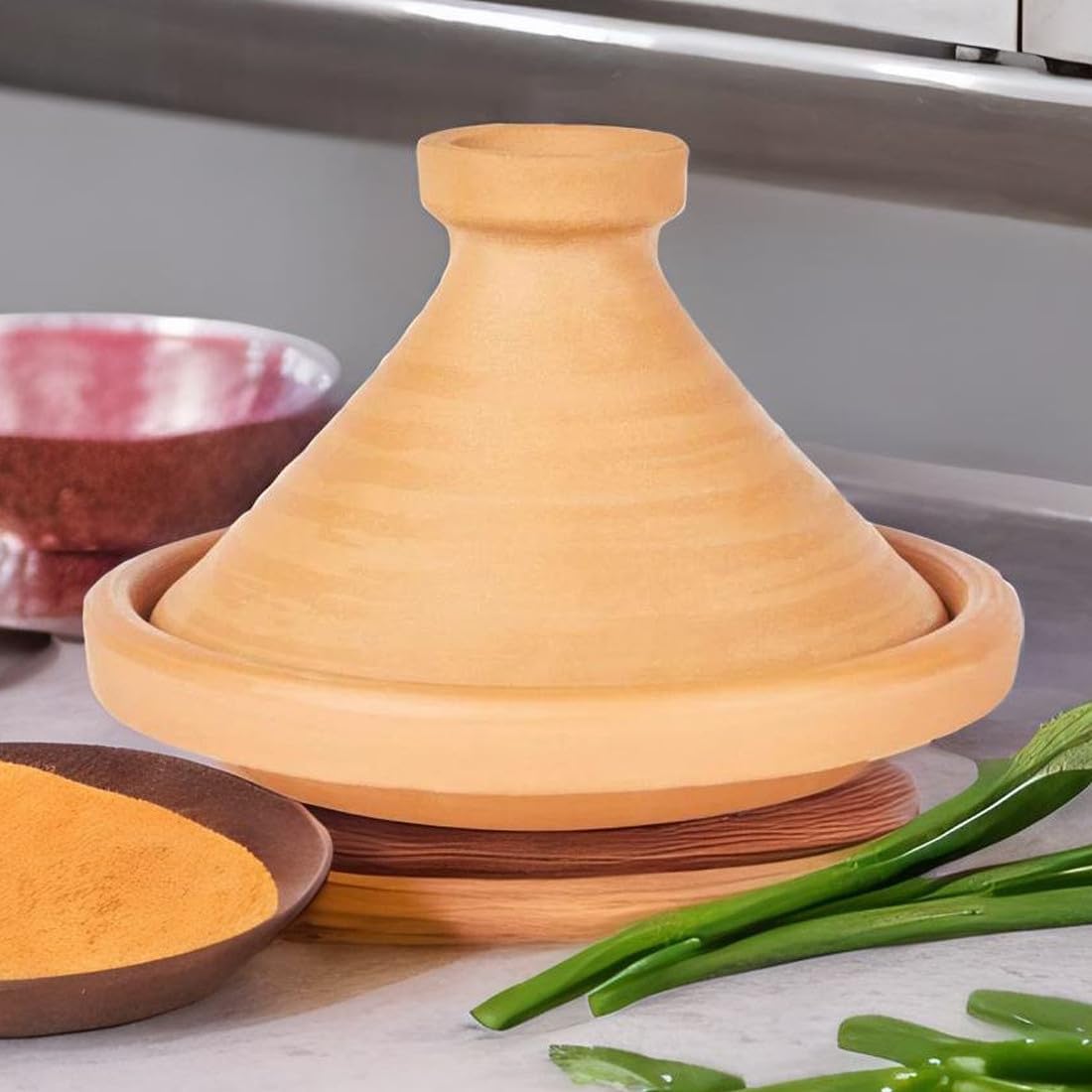 Tajine Schmortopf mit Kochbuch (35cm, 6-8 Personen)