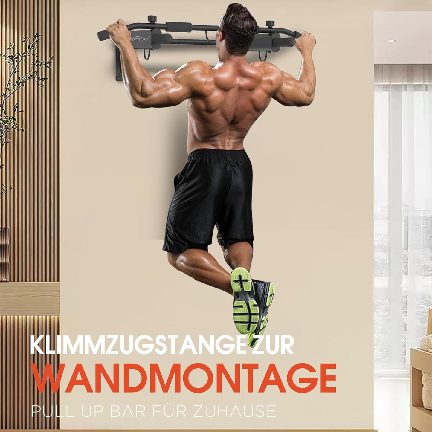 Klimmzugstange für Wandmontage