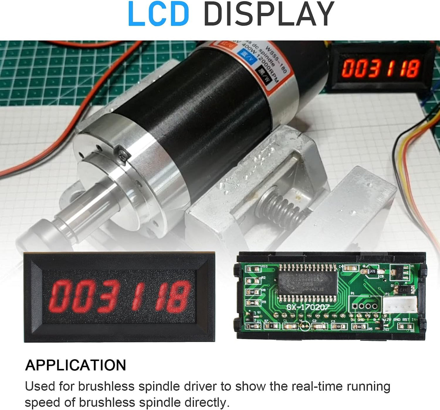 CNC Bürstenloser Spindelmotor Kit, ER11 ; 600 W Er11-Kit