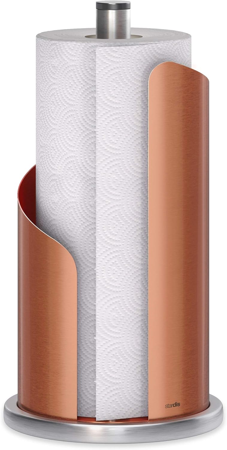 Halter für Küchenrolle, Kupfer Matt