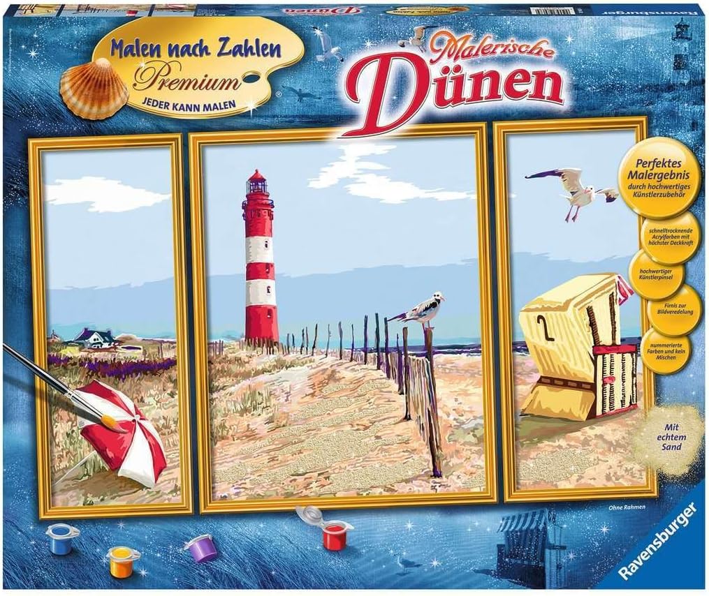 Malen nach Zahlen Malerische Dünen, Alte Version