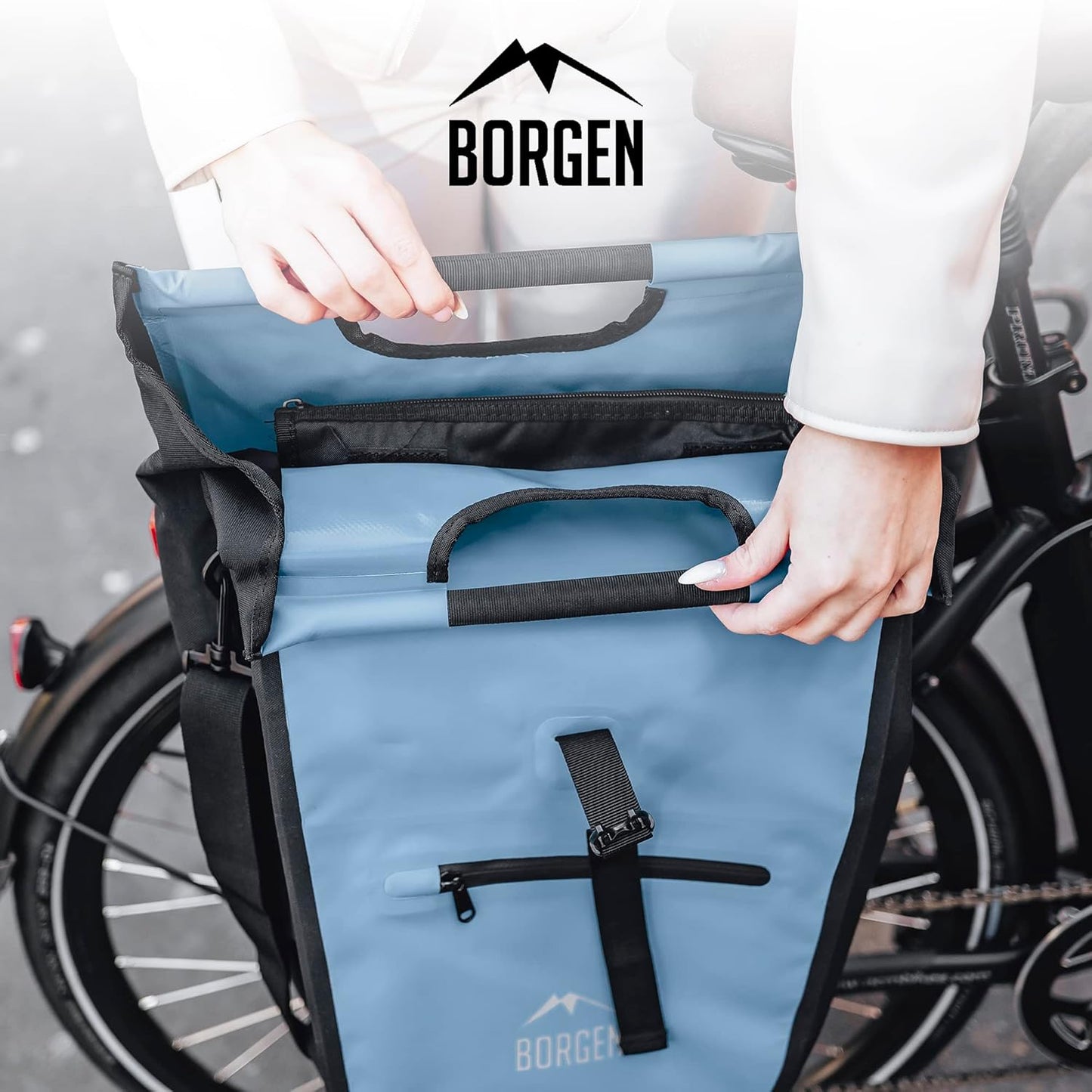 Fahrrad Einkaufstasche, Blau