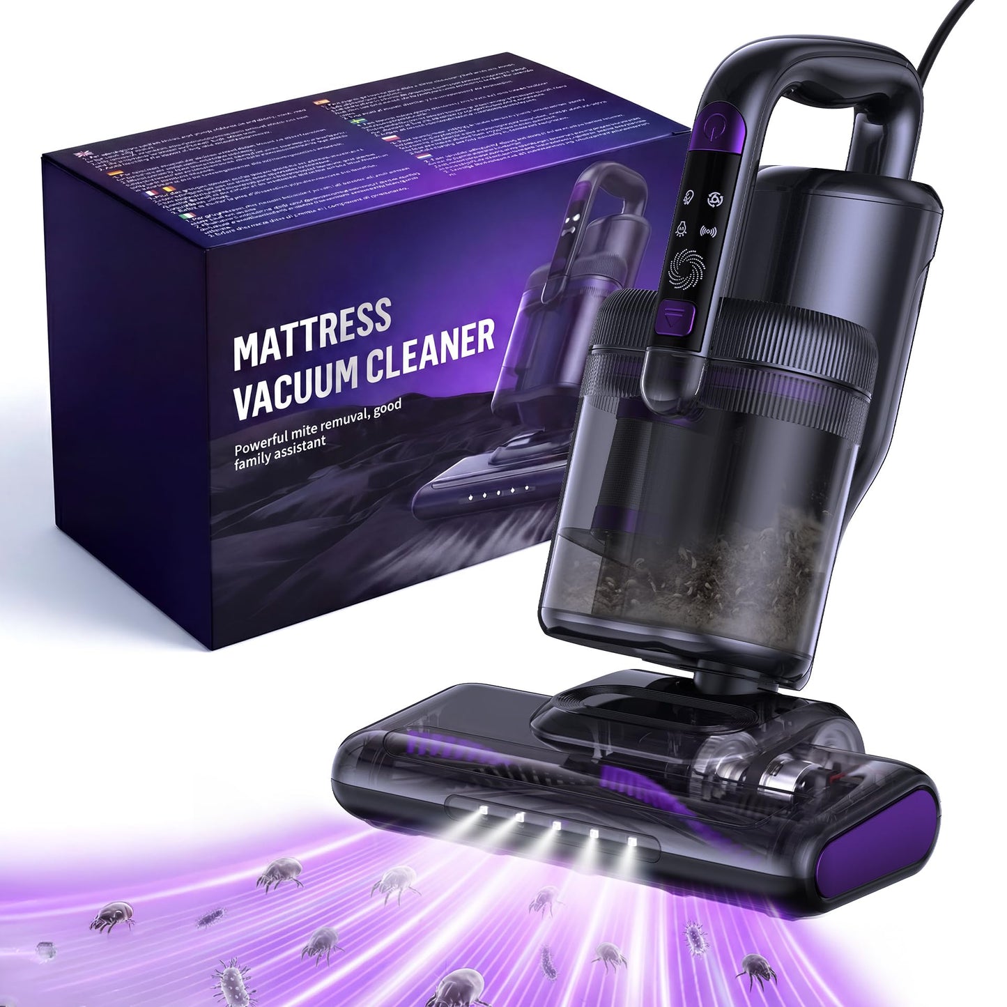 Milbensauger mit UV-Licht & HEPA-Filter