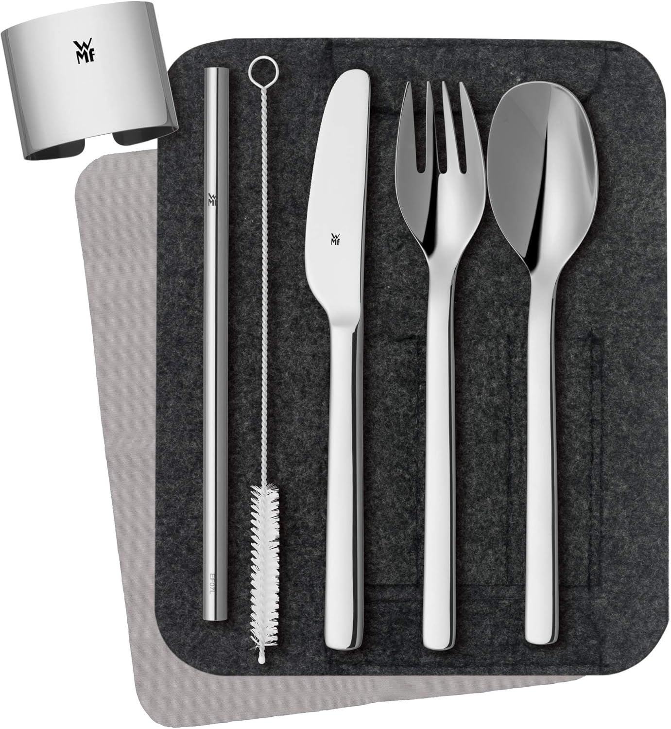 8-teiliges Reisebesteck-Set my2Go inkl. Etui