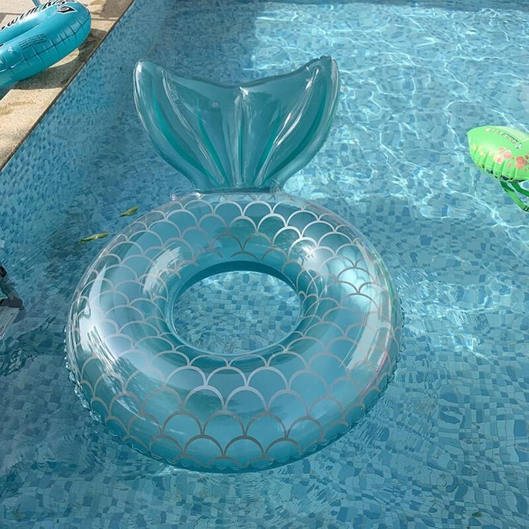 Aufblasbarer Schwimmring im Meerjungfrauendesign