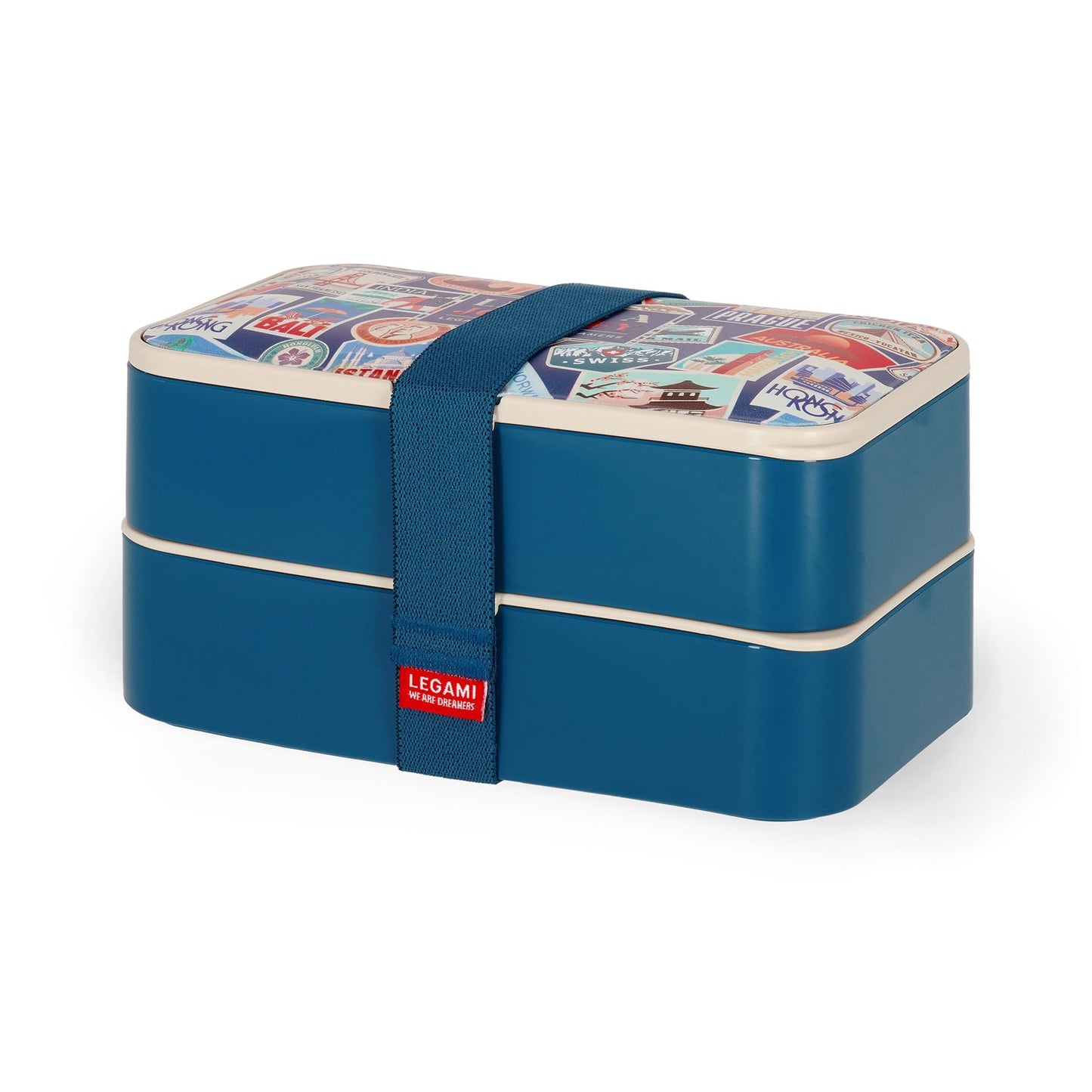 Lunchbox mit Besteck & Travel-Stickers, TRAVEL STICKERS