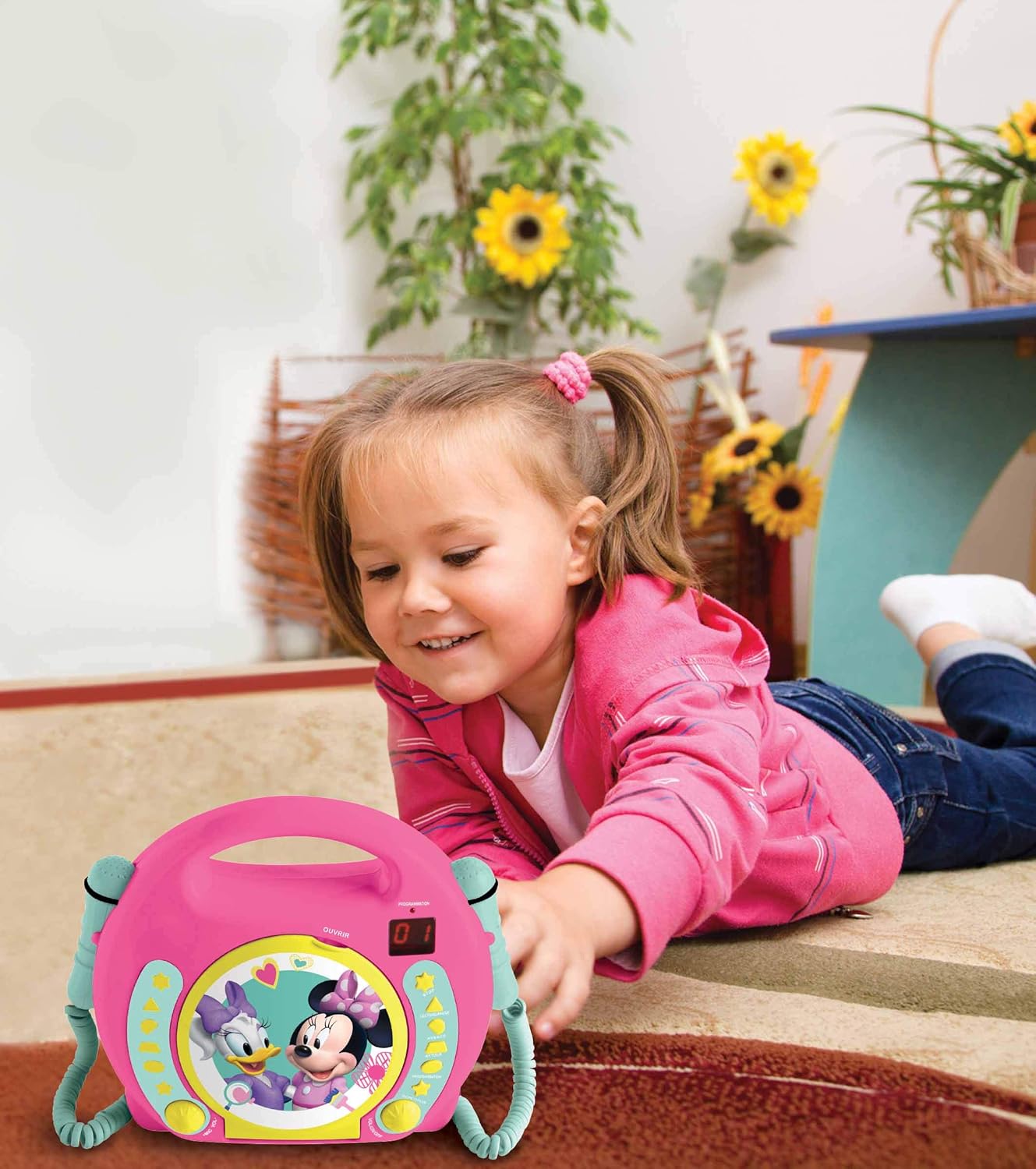 Disney Minnie CD-Spieler mit Karaoke-Funktion, Mickey Mouse