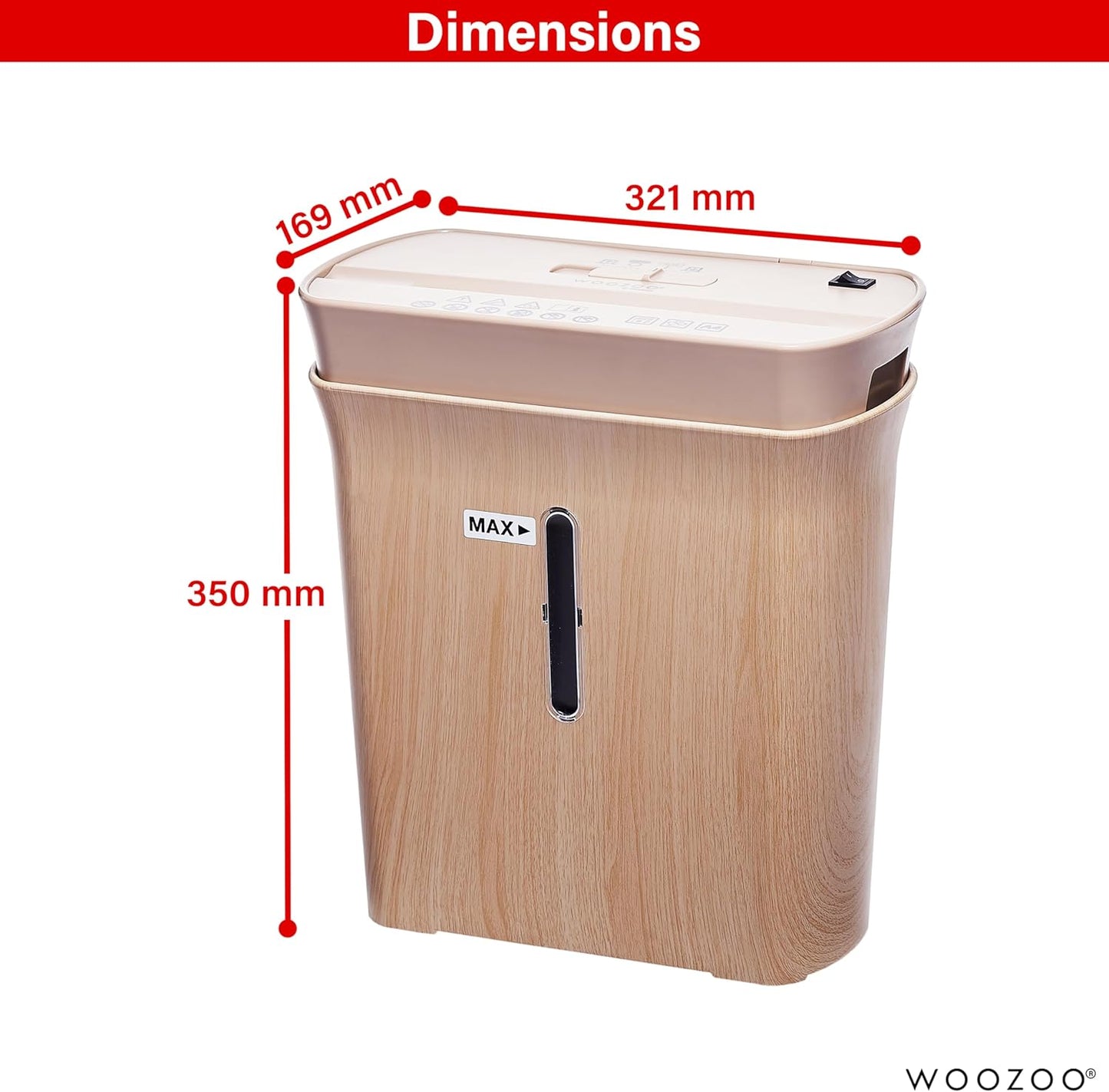 Aktenvernichter P8GCD, 8 Blätter