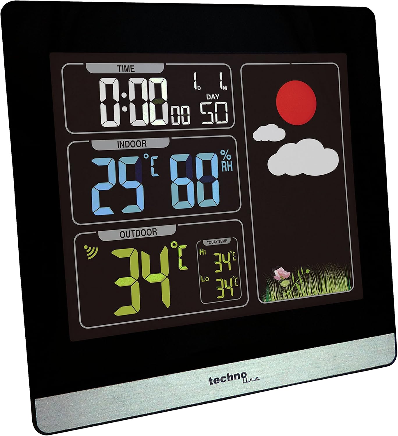 Wetterstation WS6448 mit Farbdisplay, Wetterstation
