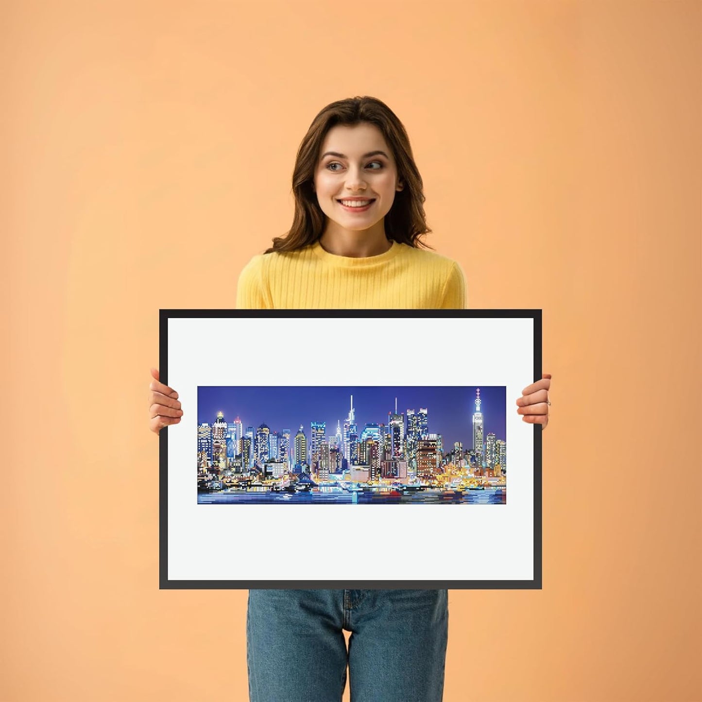 Diamond Painting Skyline