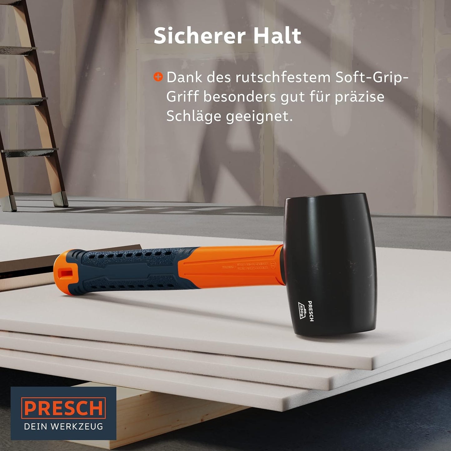 Gummihammer, Schwarz
