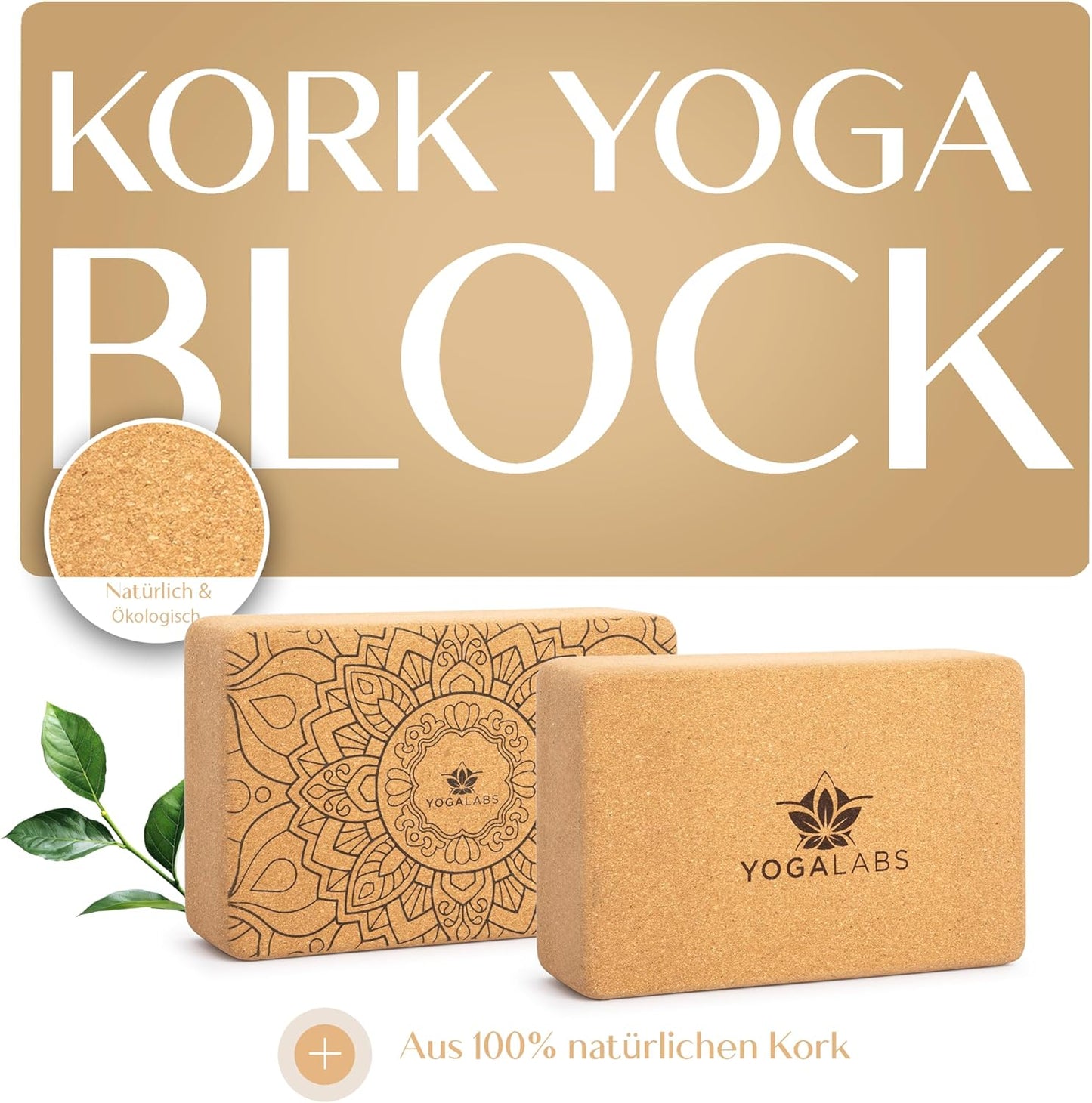 Yoga Block Set, 2 Stück