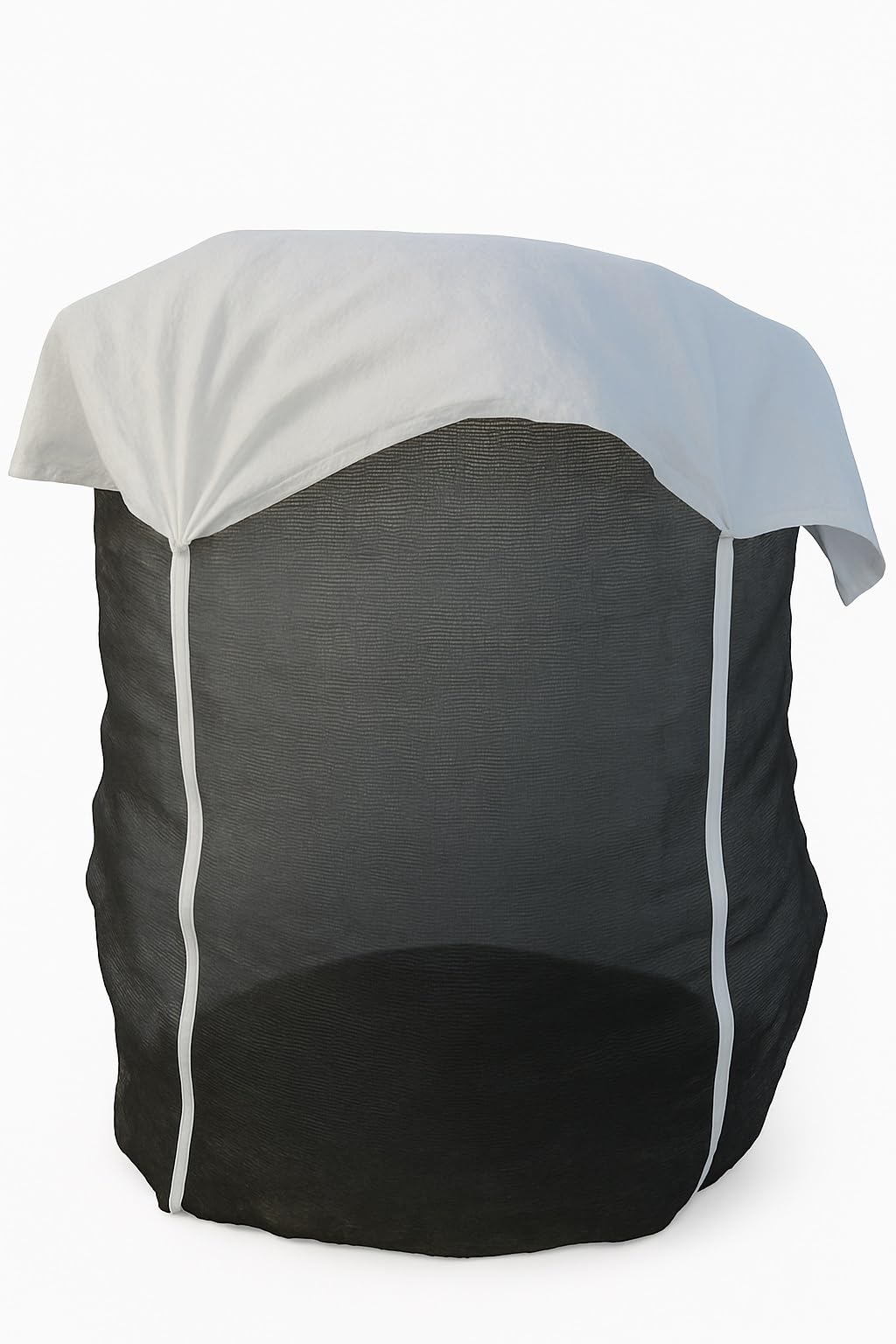 Holz Big Bag, 100 x 100 x 160 cm mit Deckel 2
