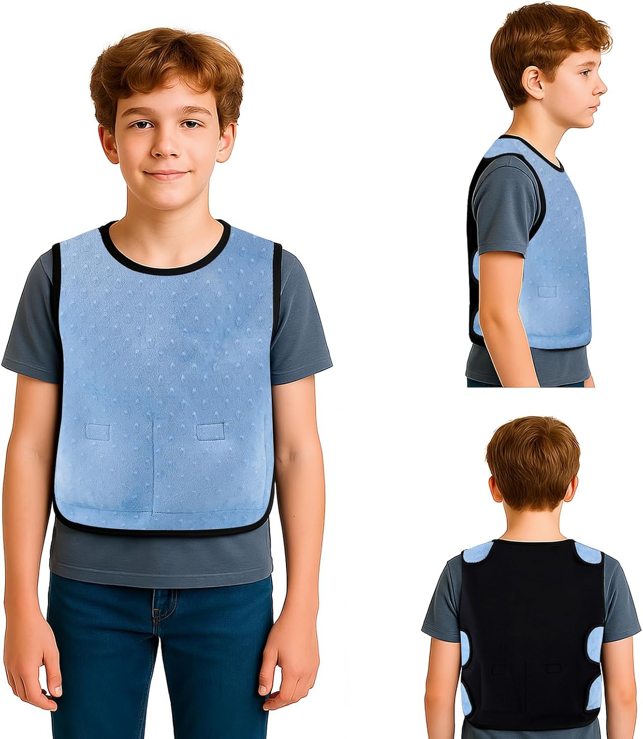 Gewichtsweste für Kinder, Schatzblau M