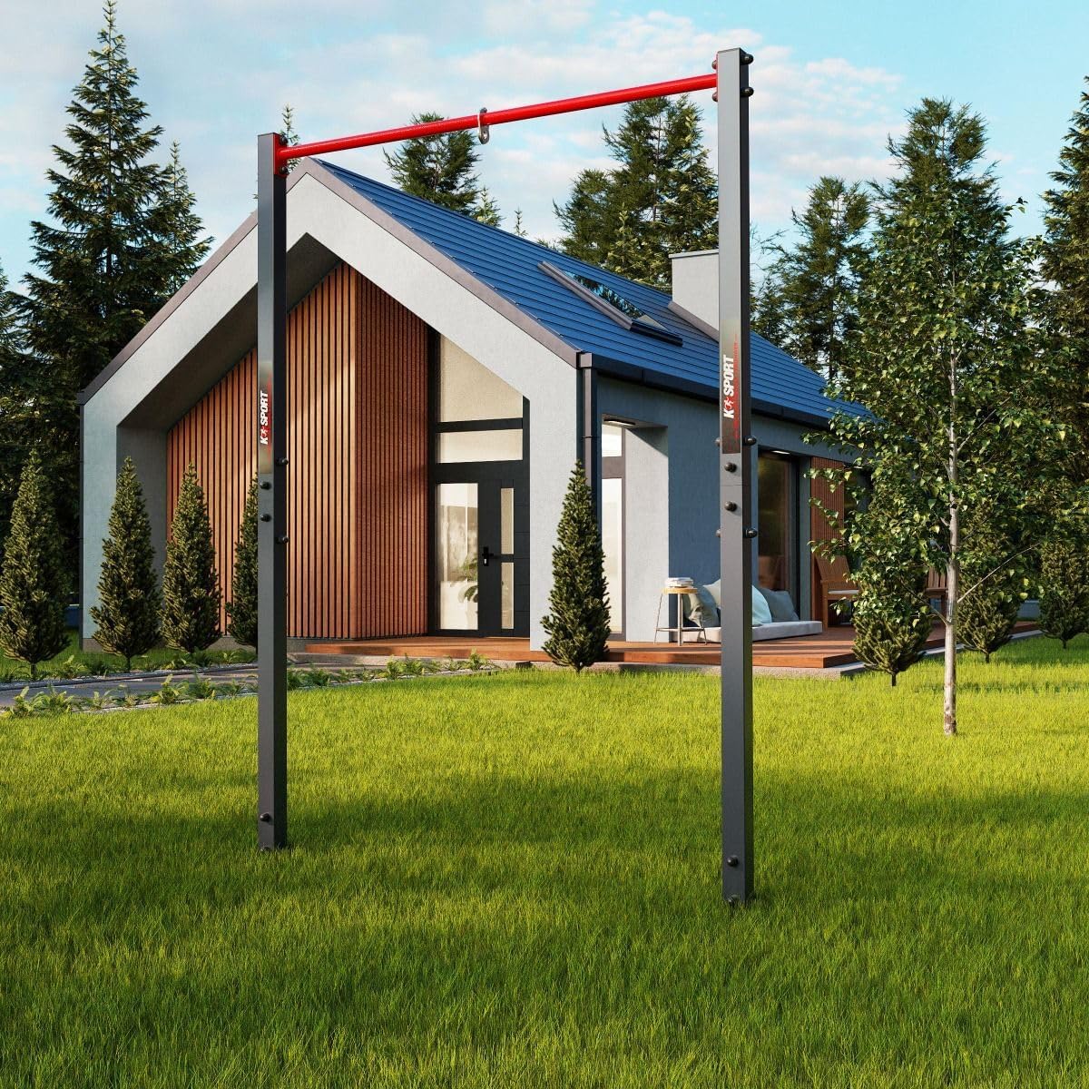 Stationäre Outdoor-Klimmzugstange