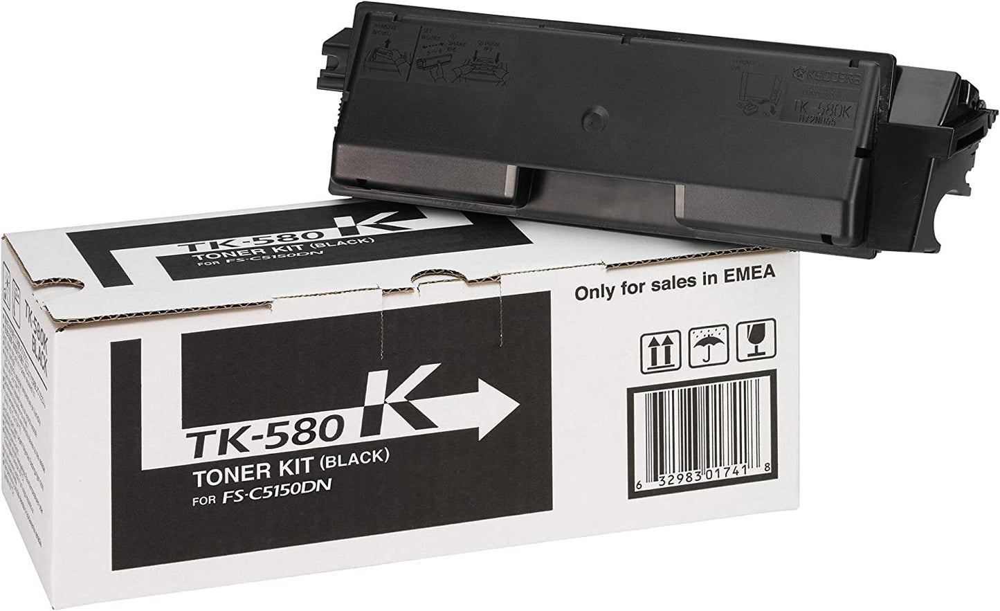 Toner schwarz TK-580K, schwarz