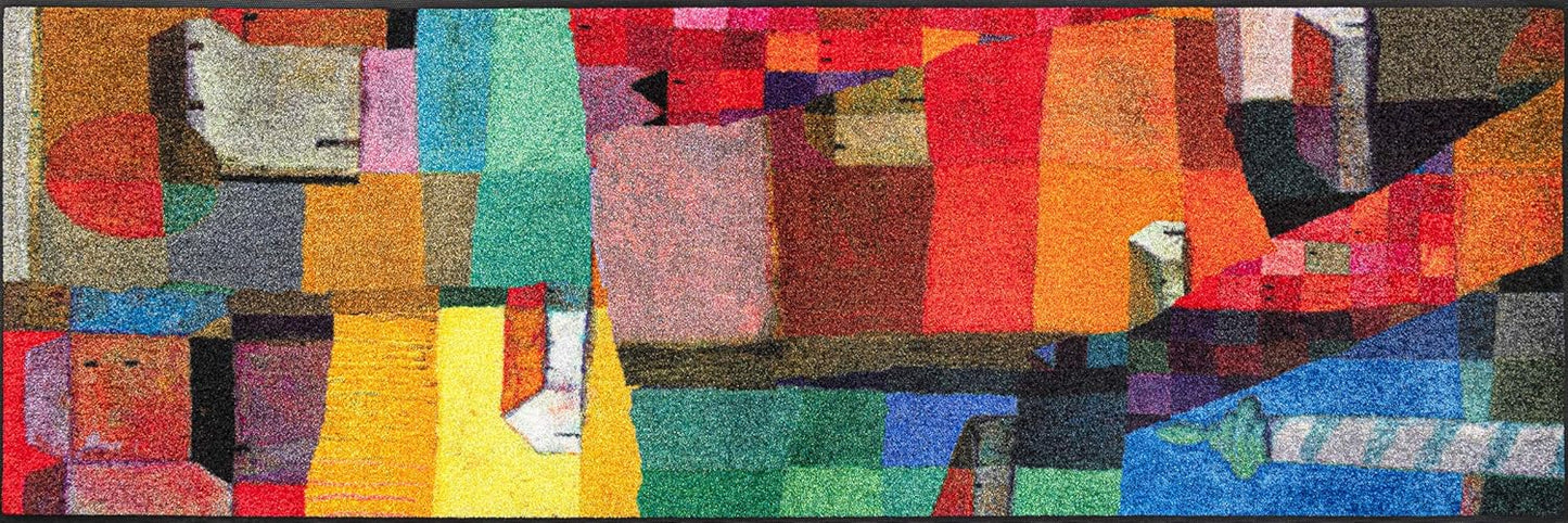 Fussmatte, 60x180 cm, 60x180 cm Mehrfarbig