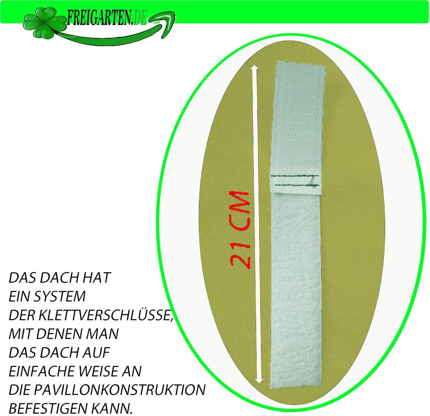 Ersatzdach für Pavillon, Beige