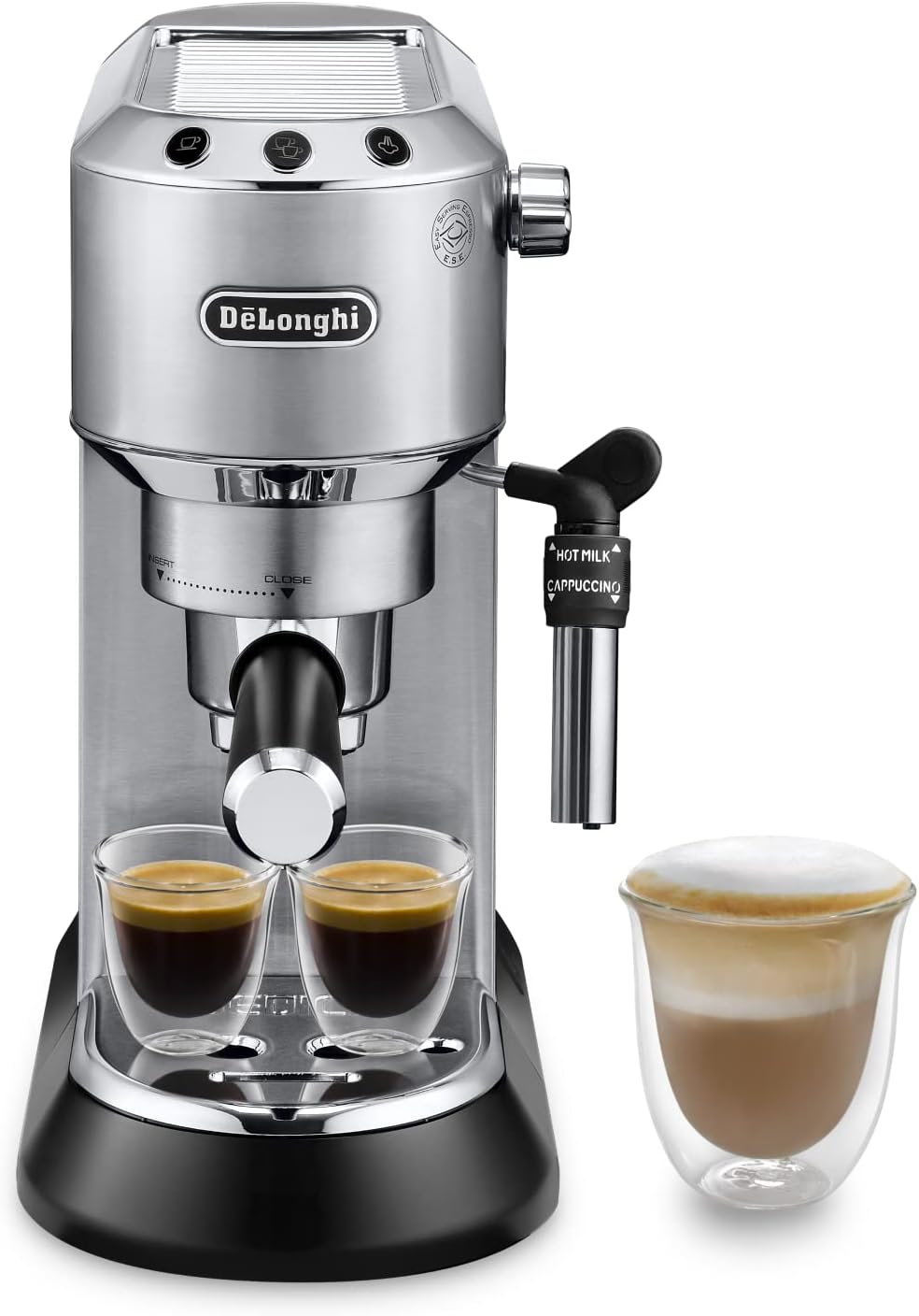 Espresso Dedica Siebträgermaschine, Metall, Dedica