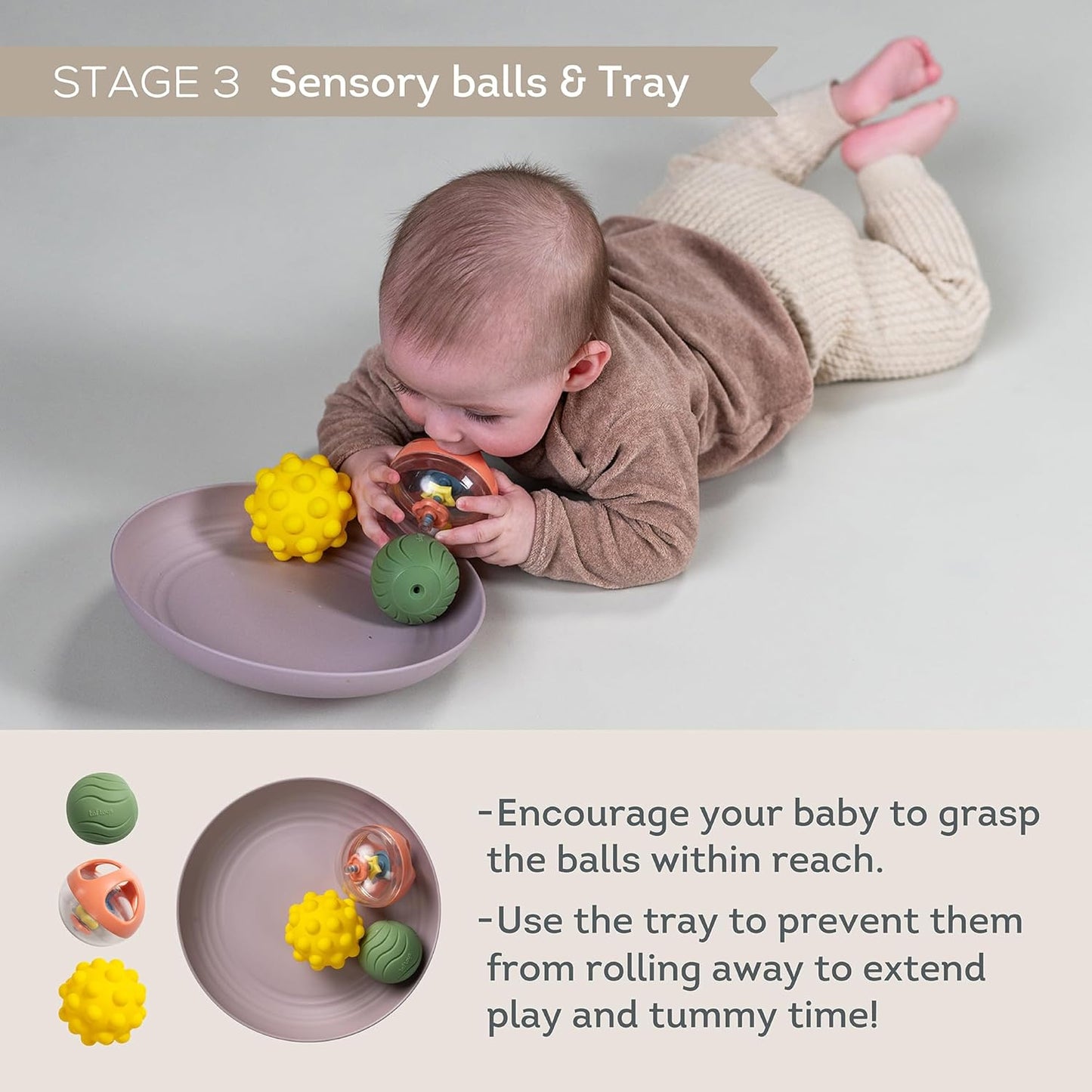 Tummy Time Spielset für Babys