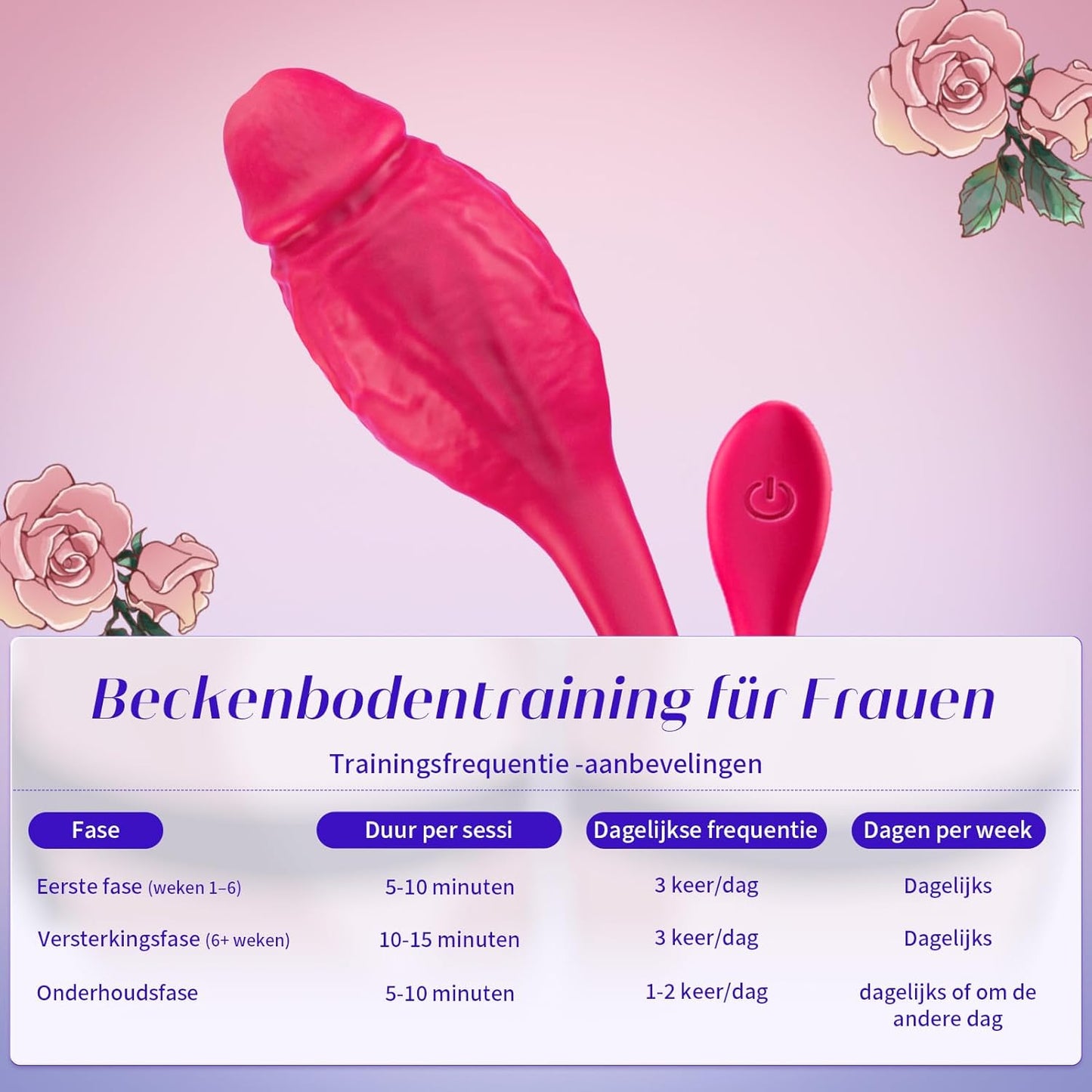 App-gesteuerter Vibrator, Geschmacksrot Vergrößern