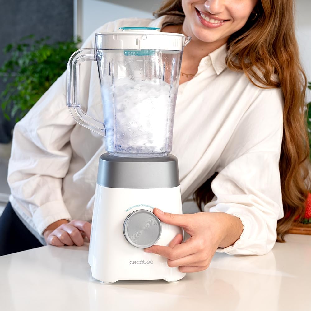 Standmixer Power Black Titanium, Weiß 1300 W | 1,5 L | Kunststoff