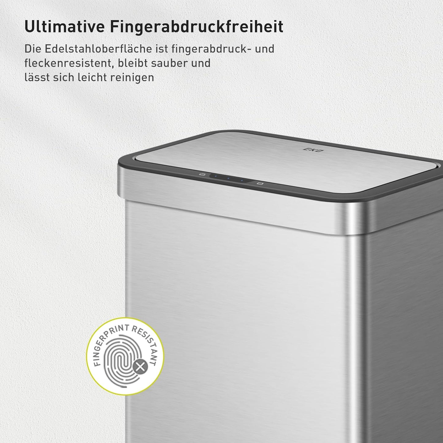 Nova Mülleimer mit Sensor, 2x30L, 30+30 Liter