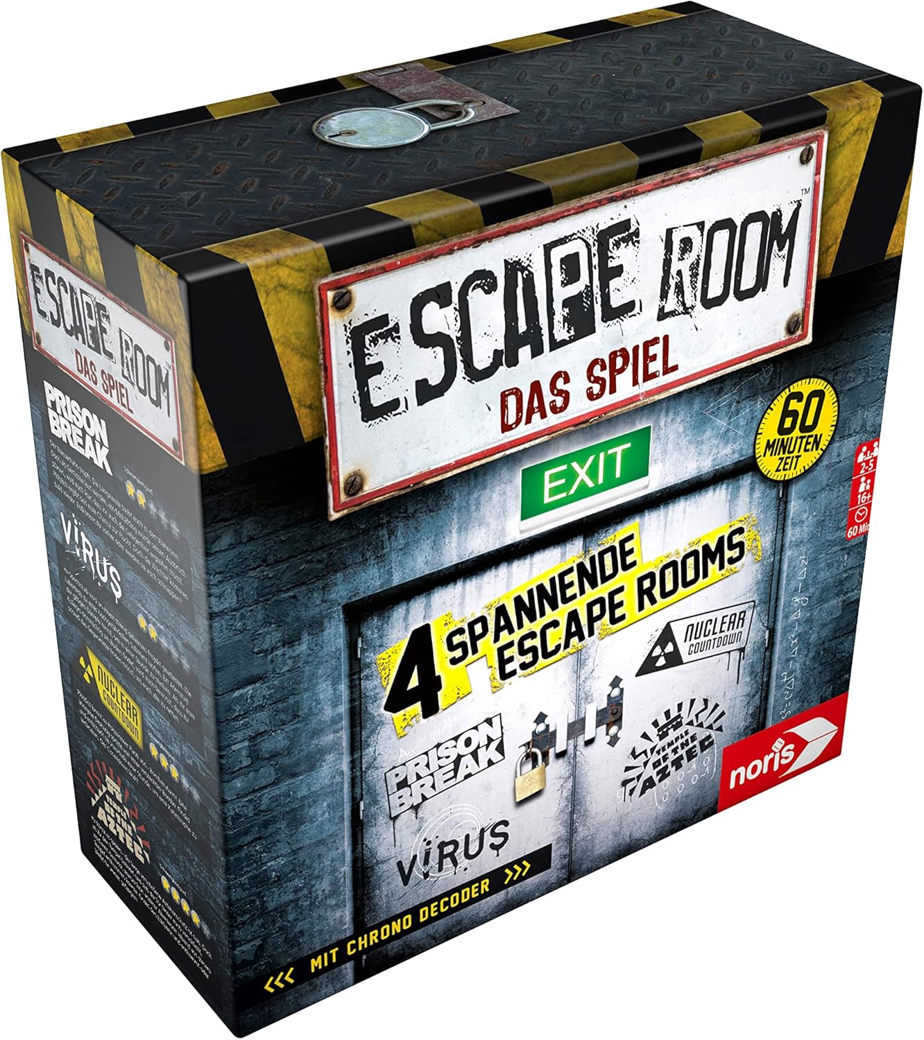 Escape Room mit 4 Fällen, Single