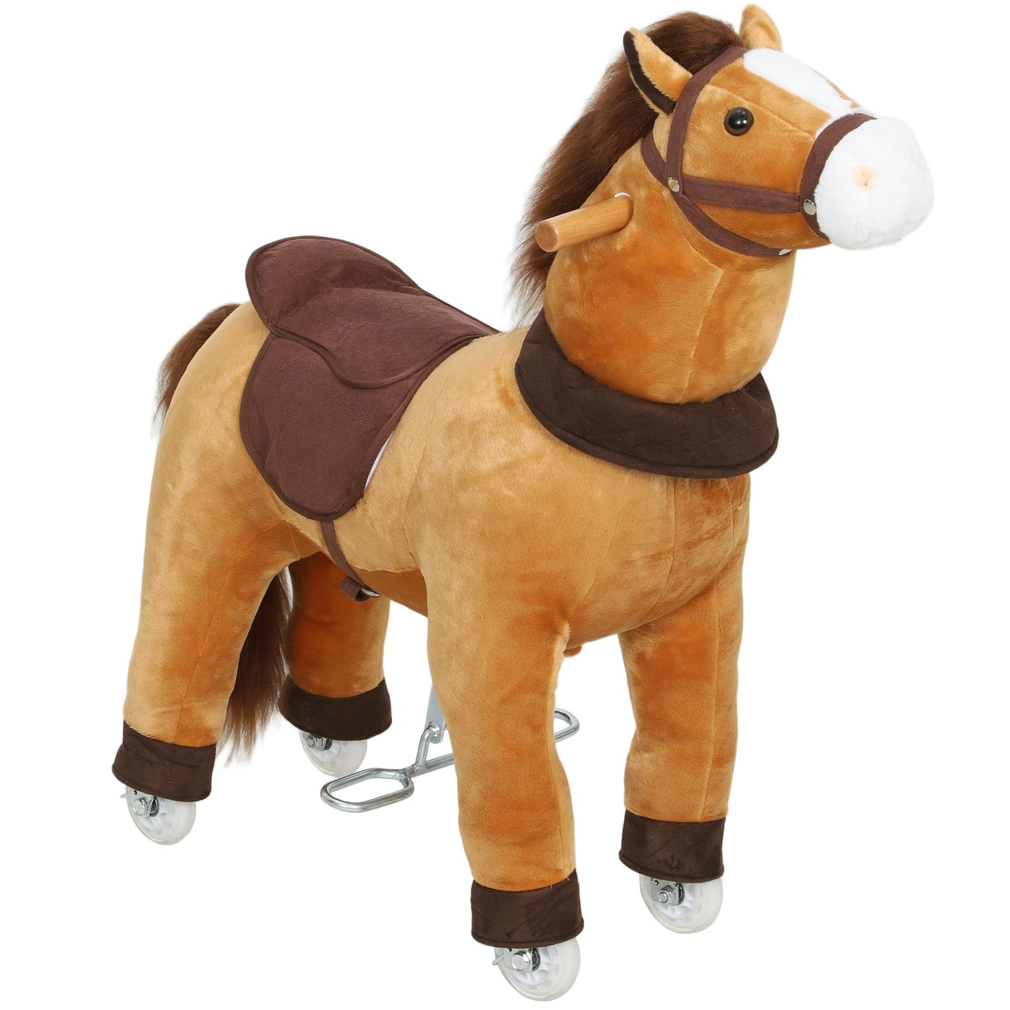 Reitpferd PP-Baumwolle, Polyester Kaffee-Braun